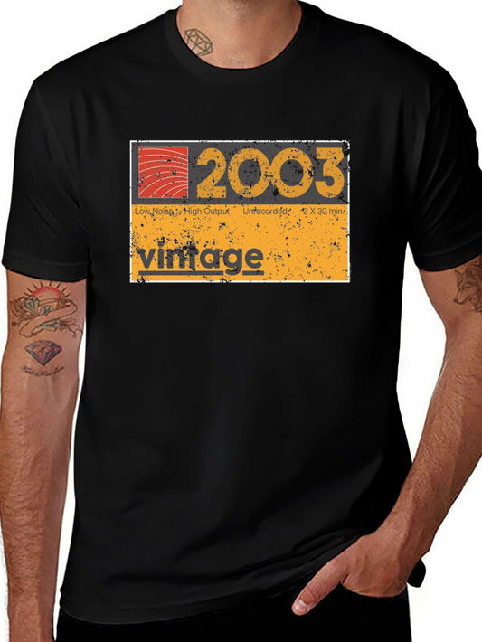 Vintage 2003 Cassette Tape T-Shirt