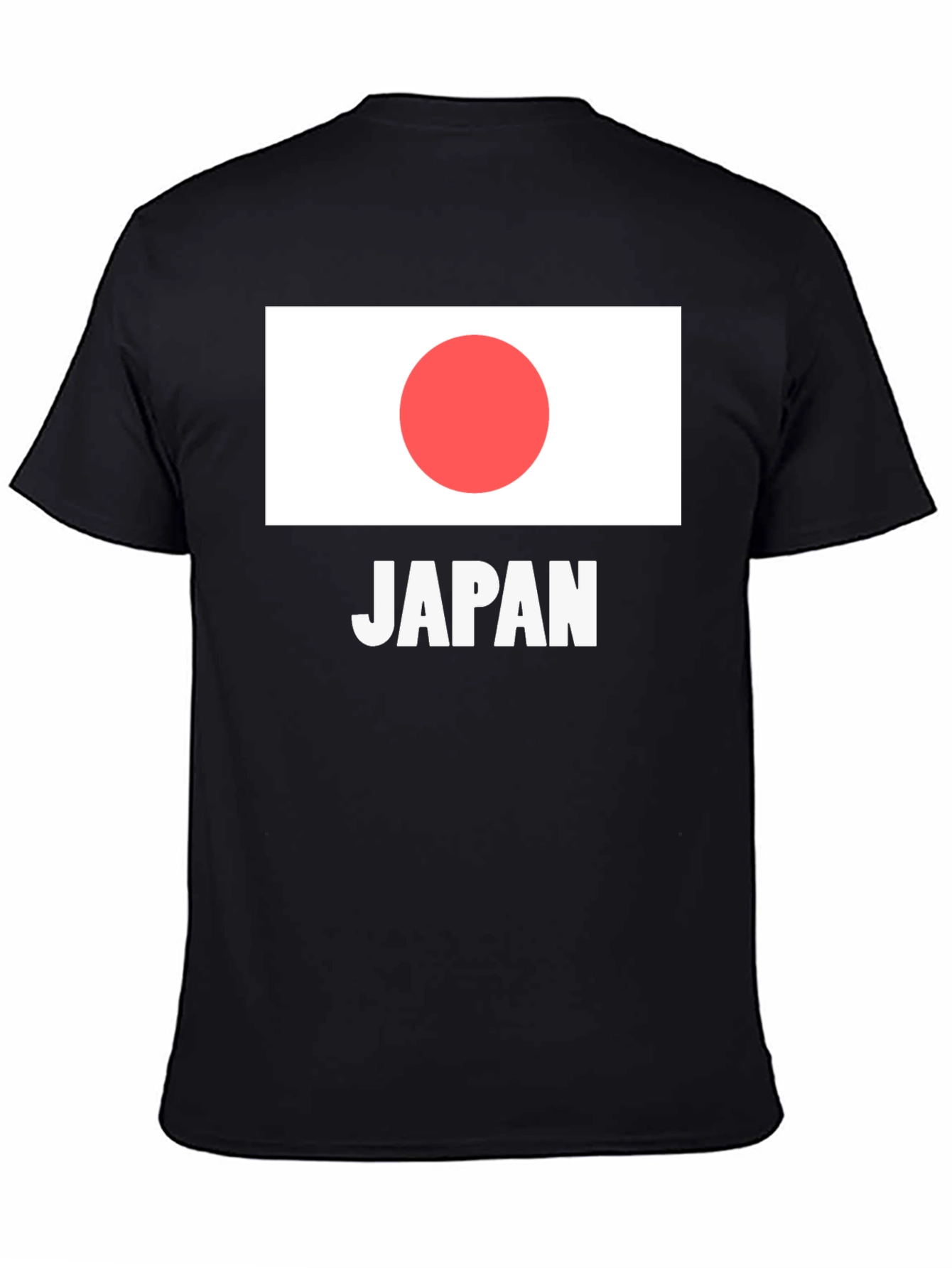 Japan Flag T-Shirt - Black Graphic Tee