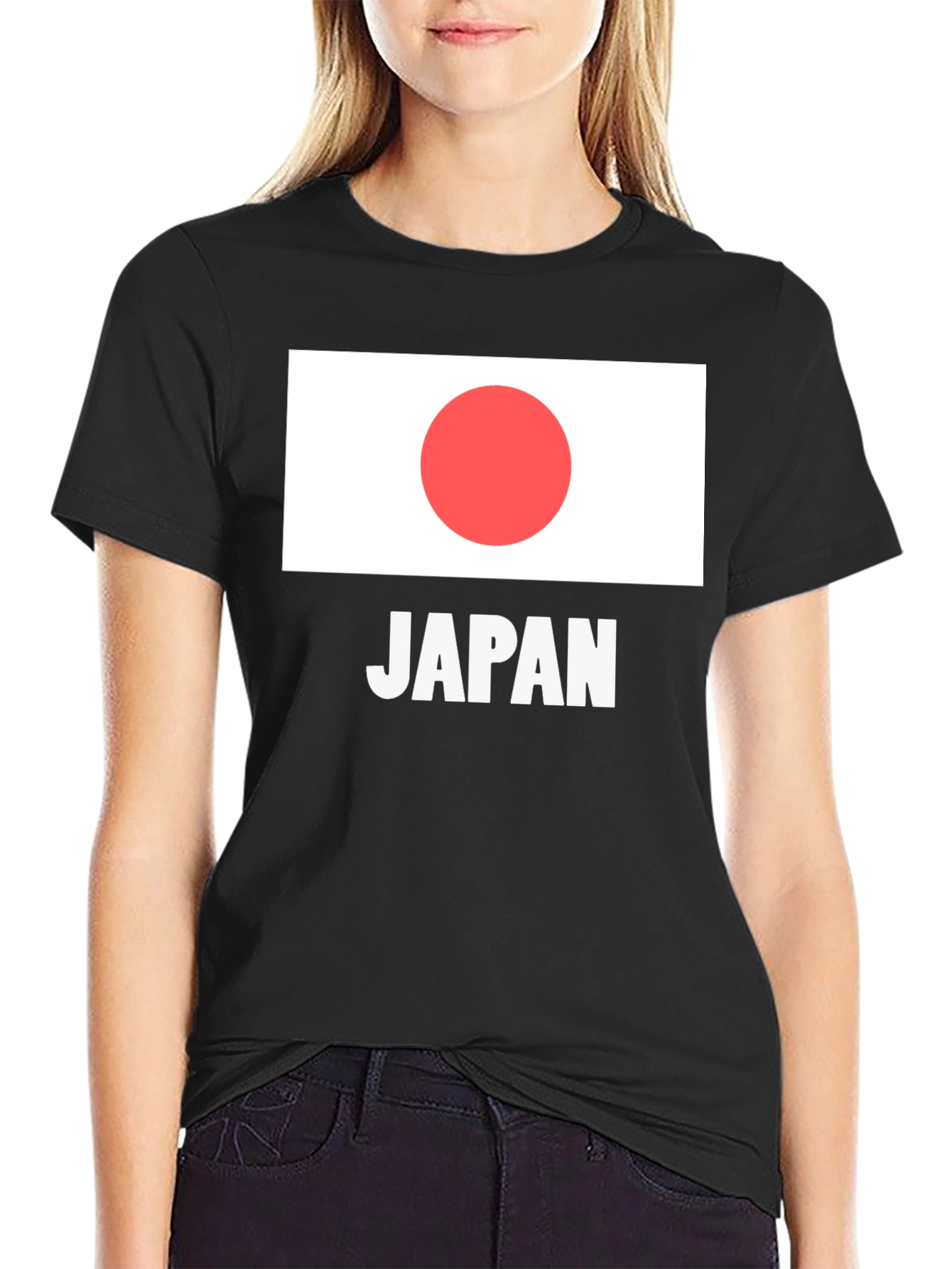Japan Flag T-Shirt - Black Graphic Tee