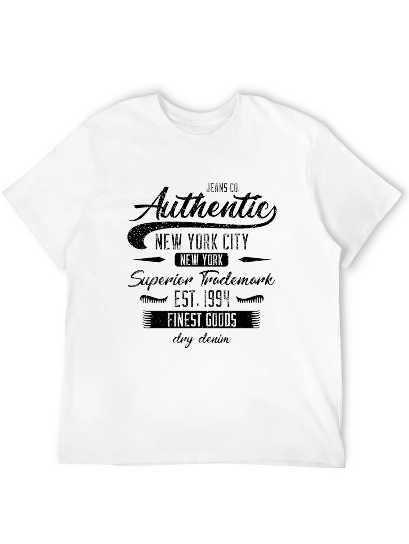 Mens Authentic New York City Graphic T-Shirt