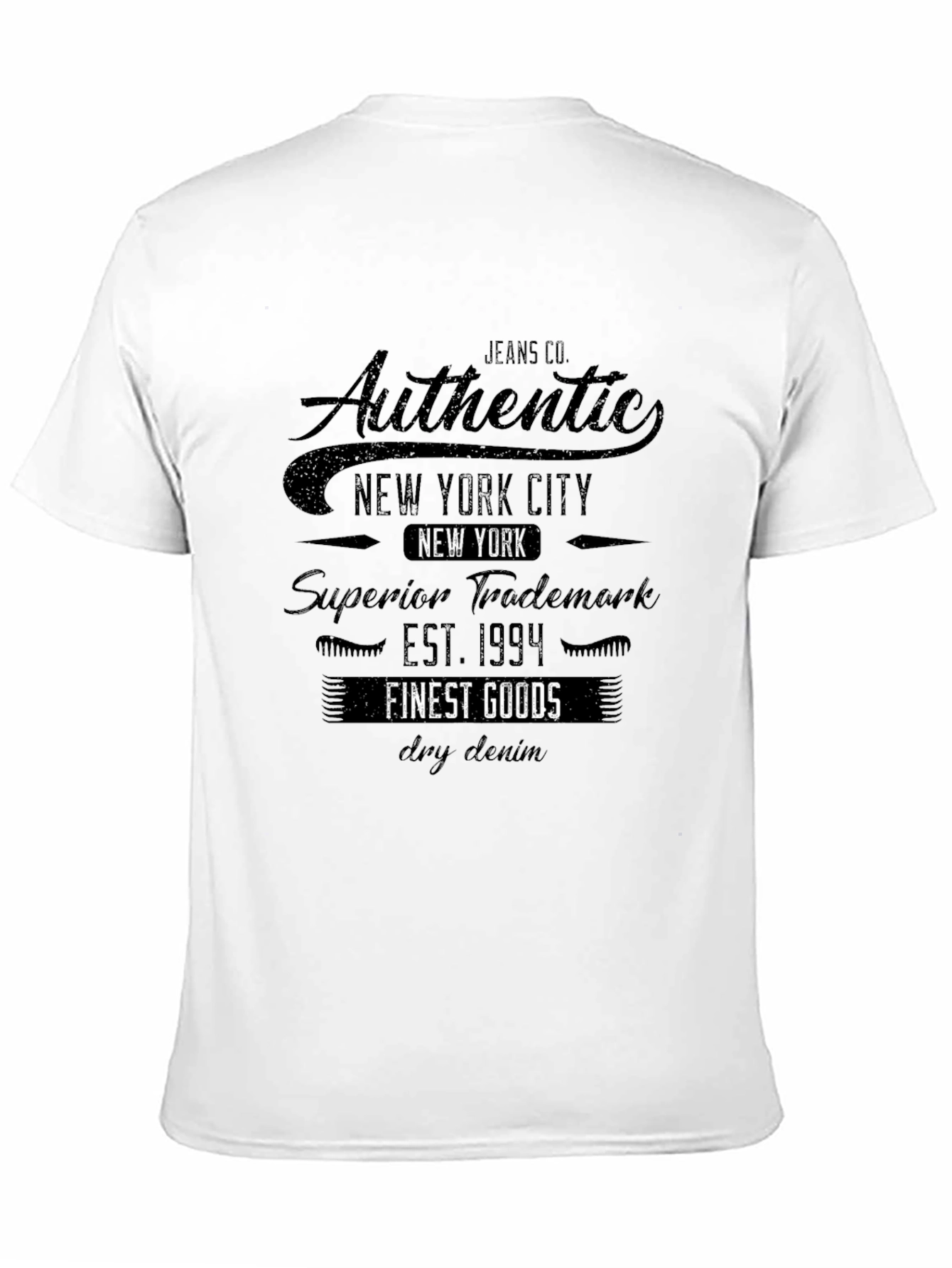 Mens Authentic New York City Graphic T-Shirt