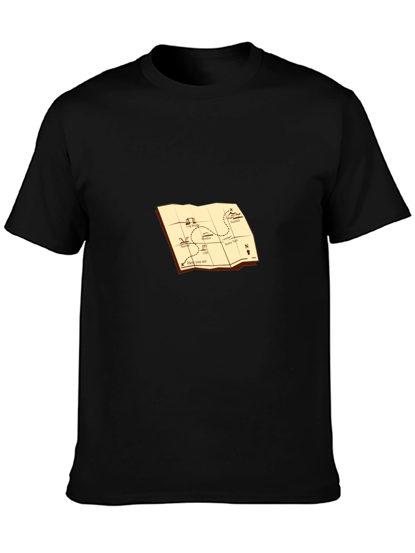 Treasure Map Graphic Tee - Adventure Awaits!