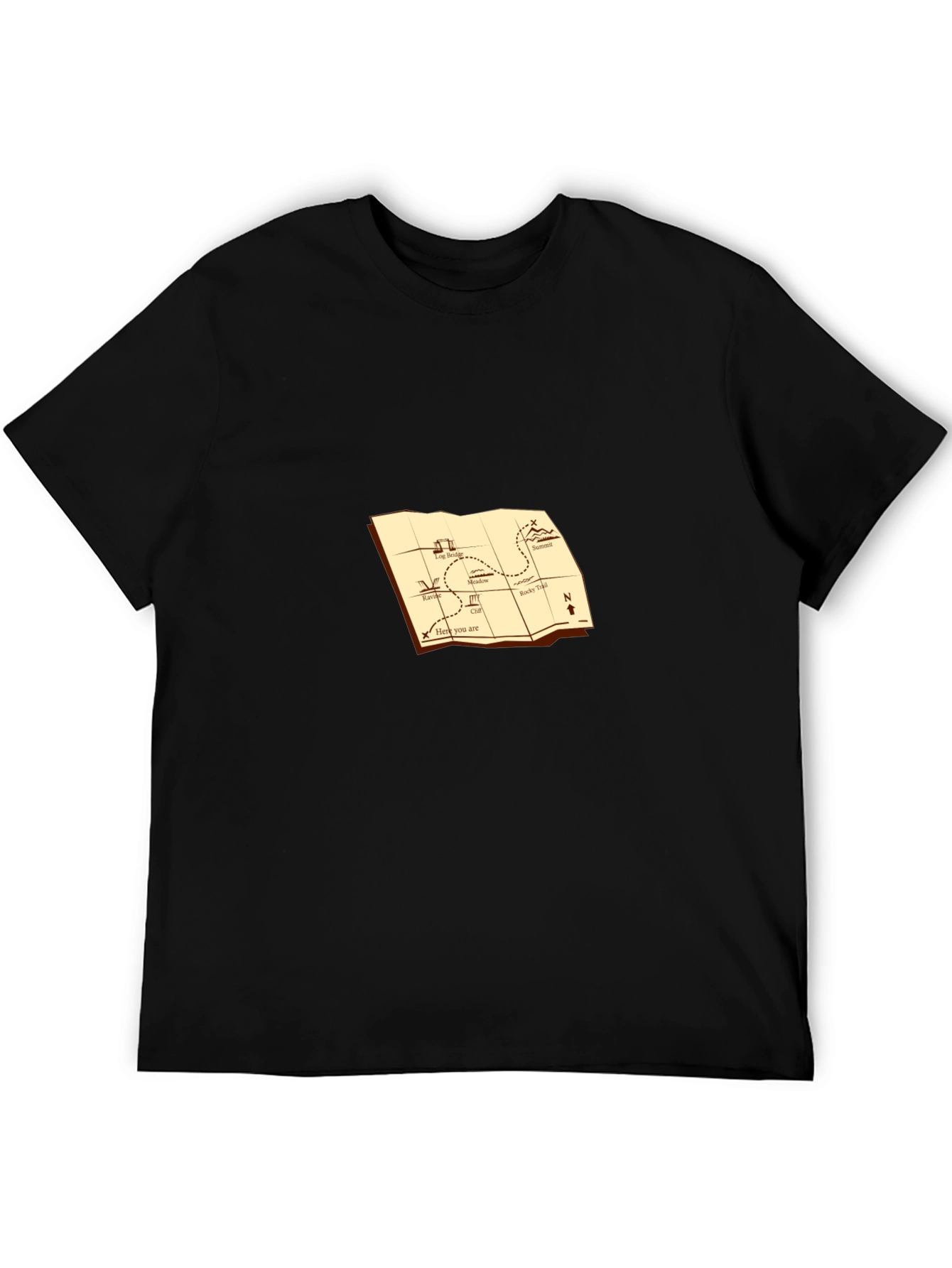 Treasure Map Graphic Tee - Adventure Awaits!