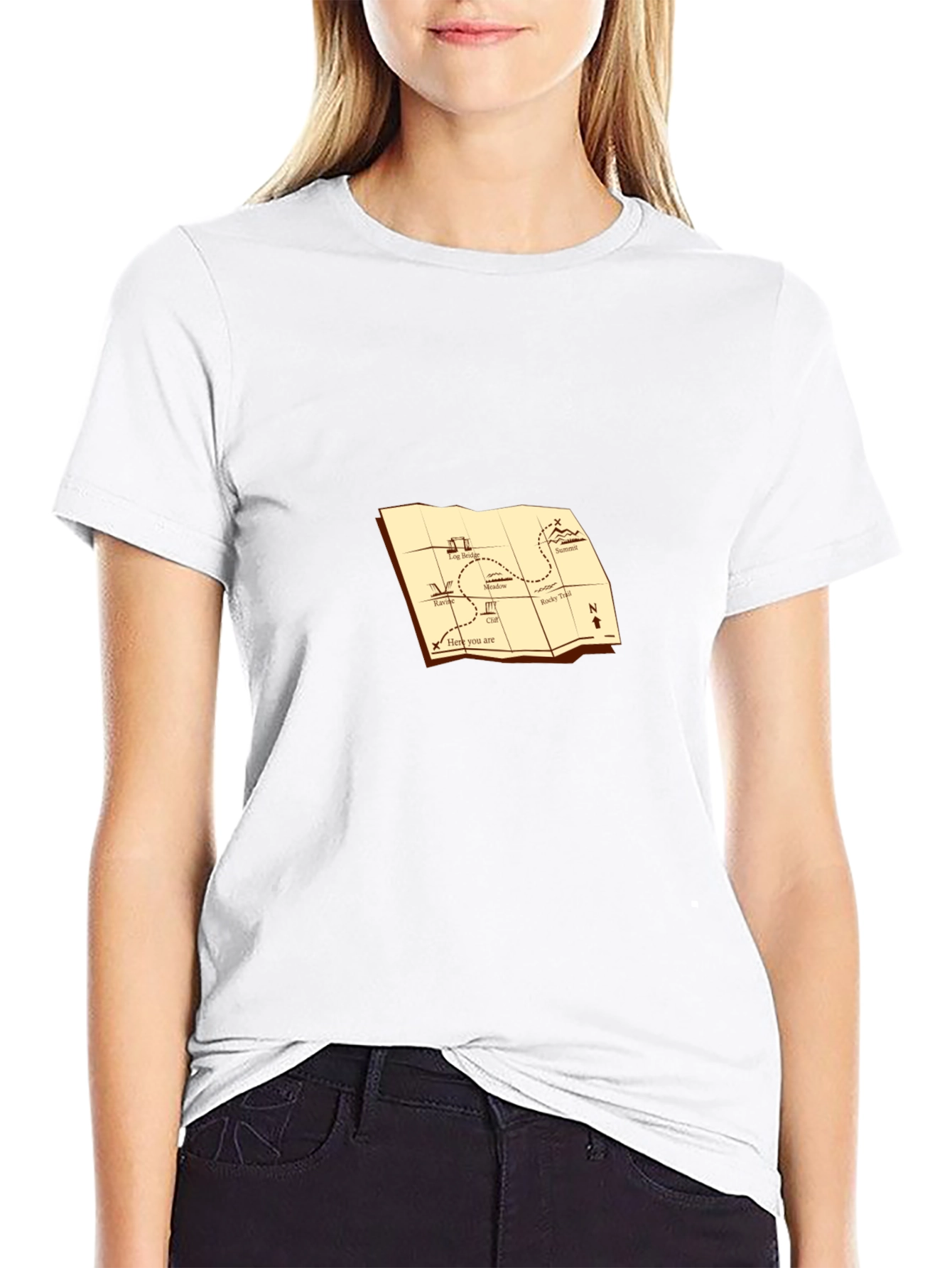 Treasure Map Graphic Tee - Adventure Awaits!
