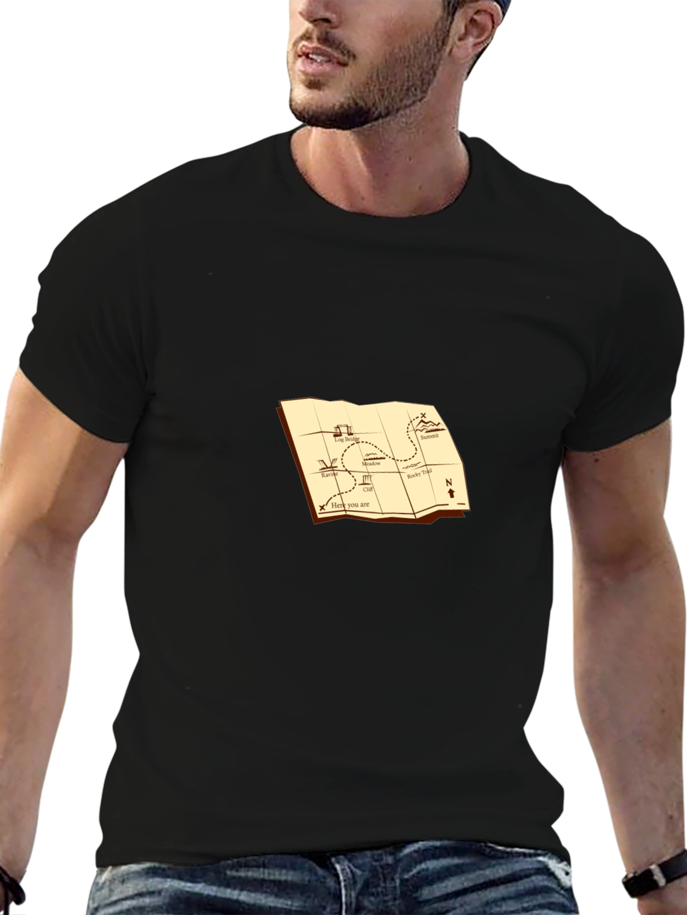 Treasure Map Graphic Tee - Adventure Awaits!
