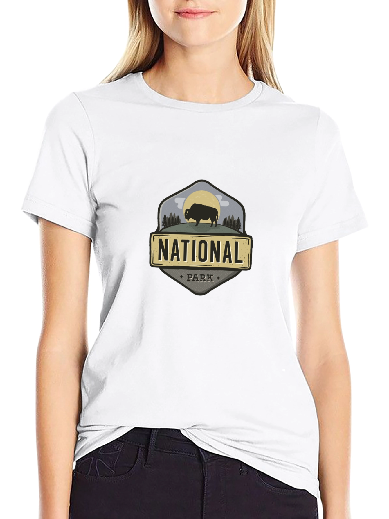 National Park Bison Graphic T-Shirt