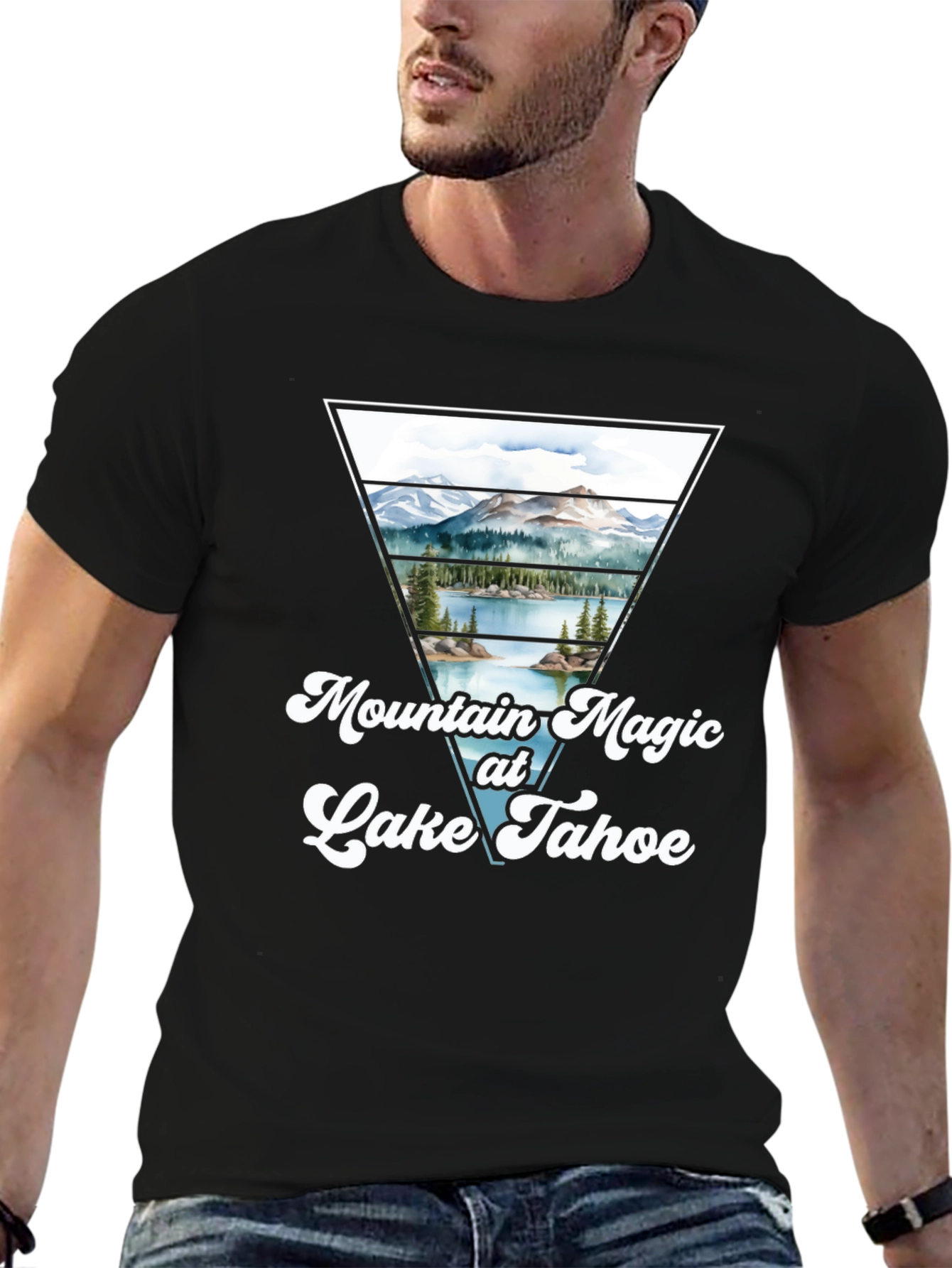Mountain Magic Lake Tahoe Graphic Tee