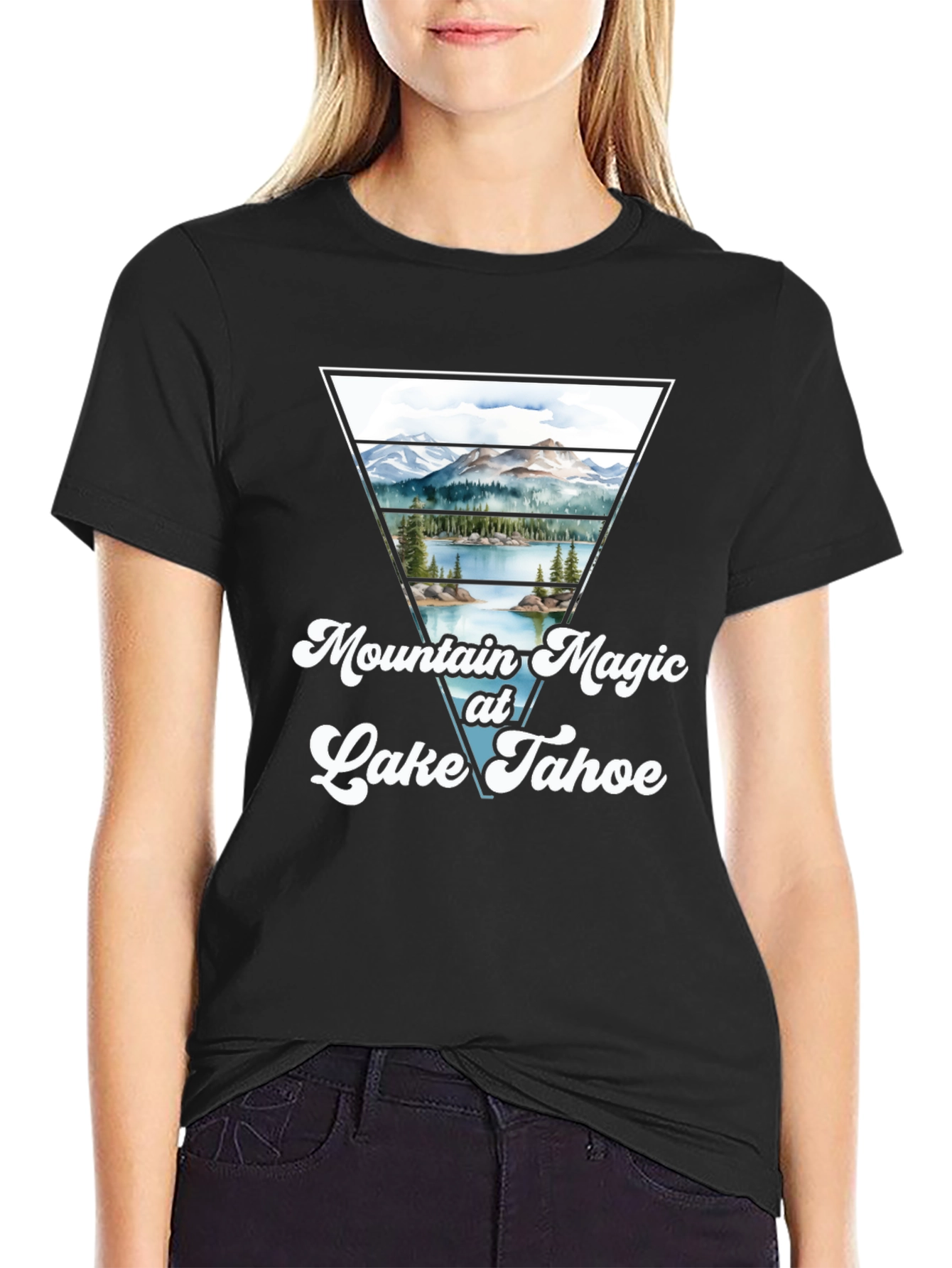 Mountain Magic Lake Tahoe Graphic Tee