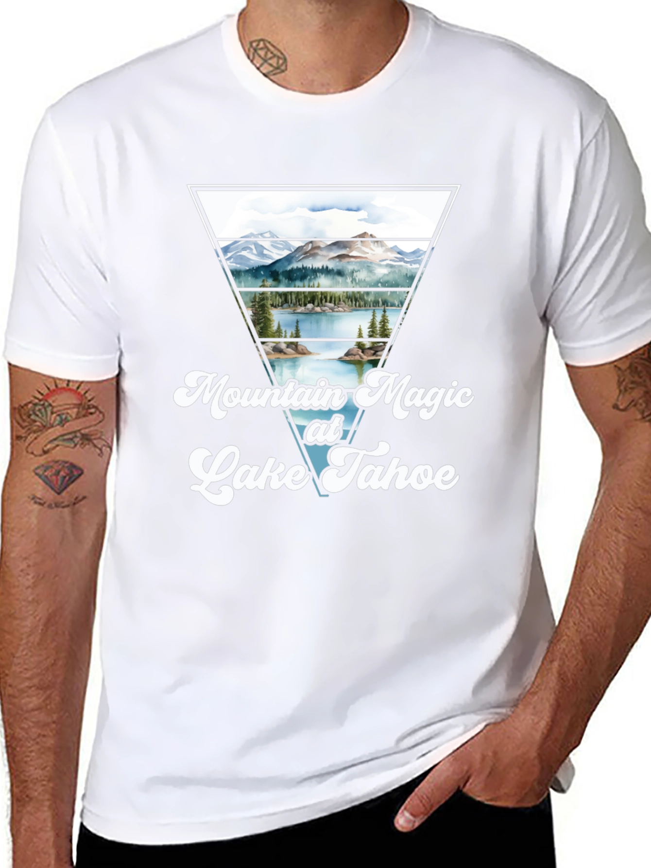 Mountain Magic Lake Tahoe Graphic Tee