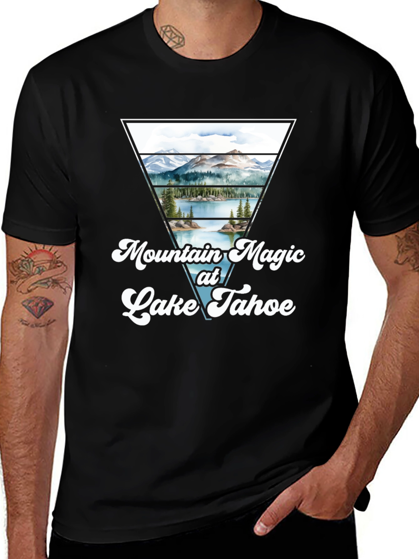 Mountain Magic Lake Tahoe Graphic Tee