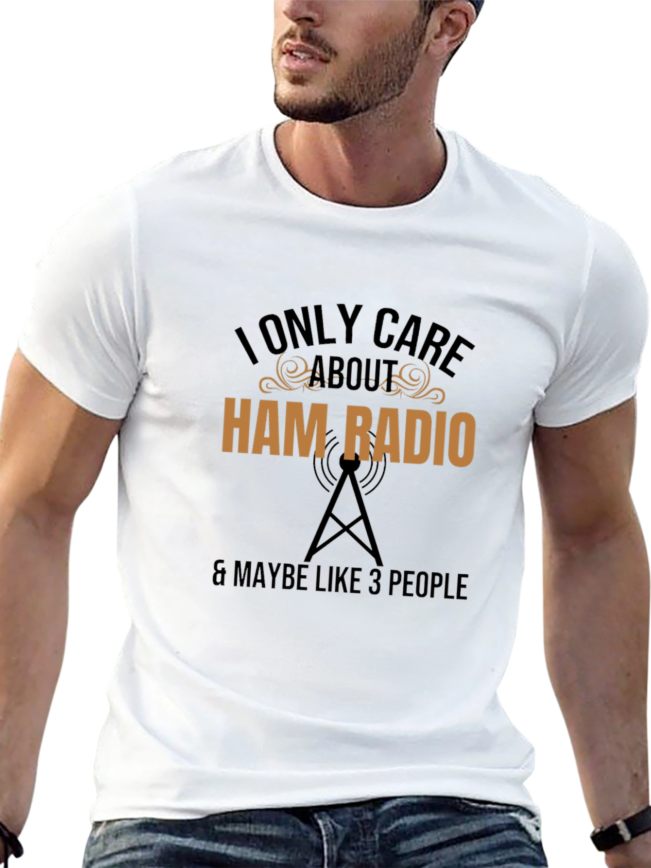I Only Care About Ham Radio T-Shirt