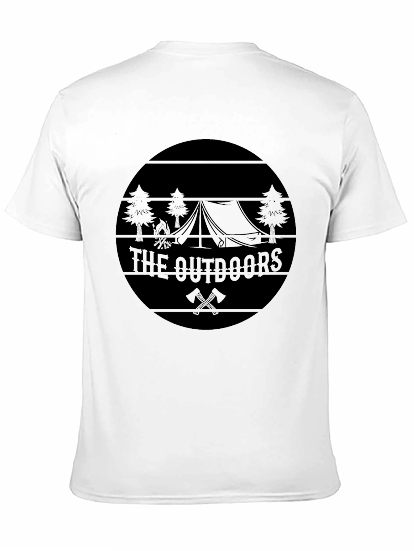 The Outdoors Graphic Black T-Shirt