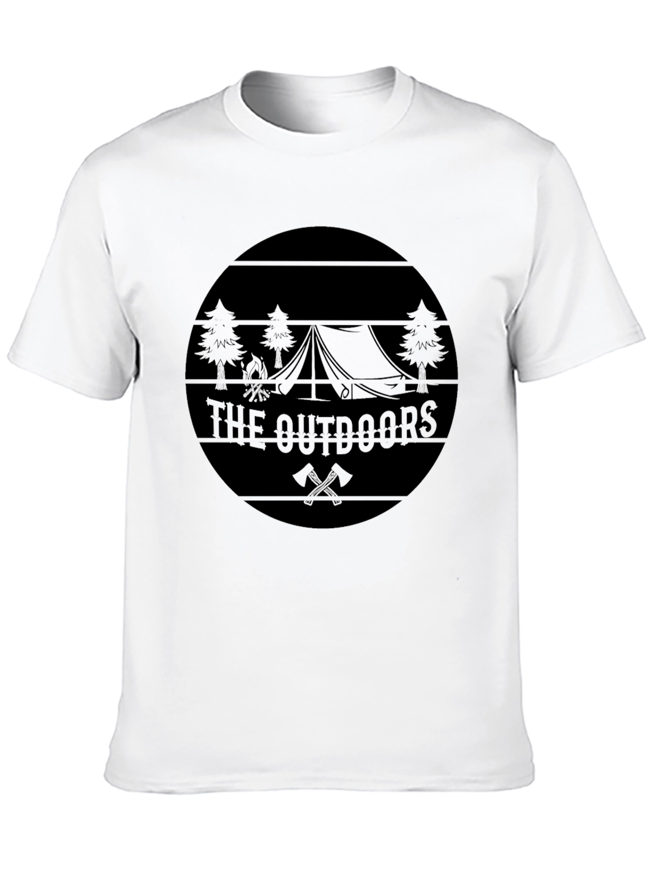 The Outdoors Graphic Black T-Shirt