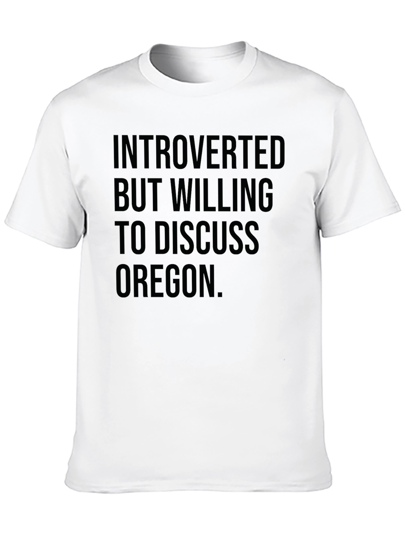 Introverted Oregon T-Shirt - Soft Cotton Tee