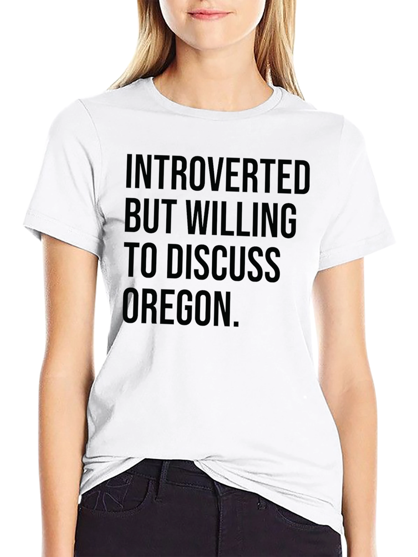 Introverted Oregon T-Shirt - Soft Cotton Tee