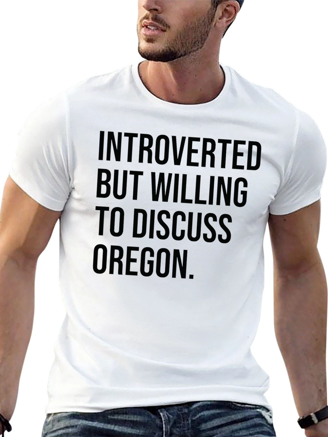 Introverted Oregon T-Shirt - Soft Cotton Tee