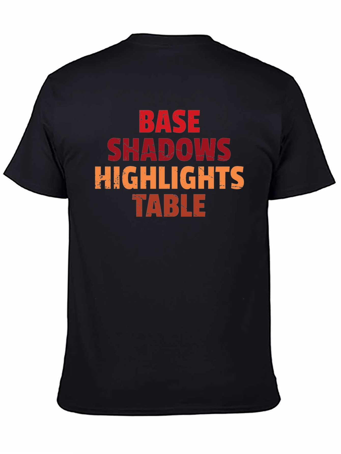 Base Shadows Highlights Table Graphic Tee