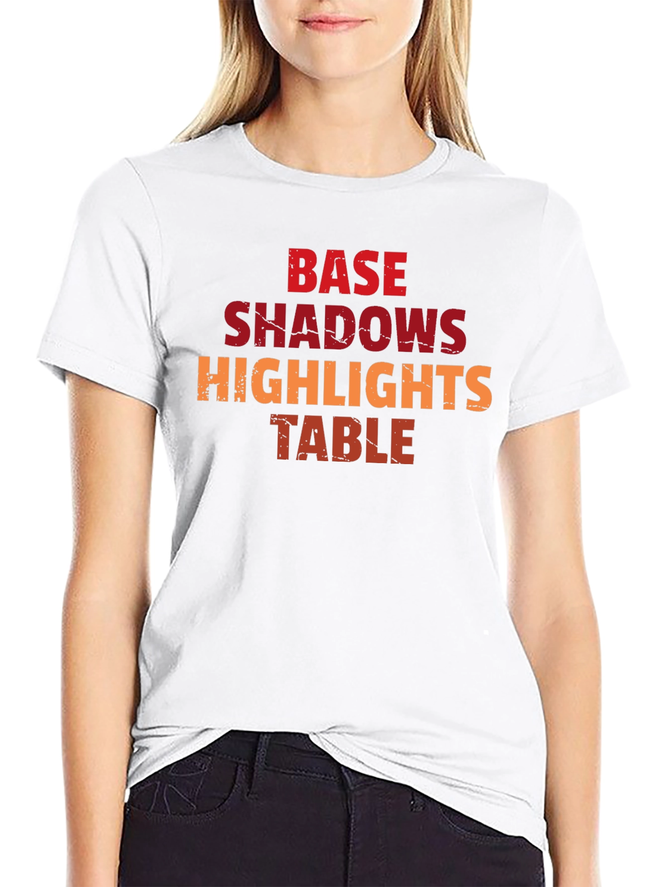 Base Shadows Highlights Table Graphic Tee