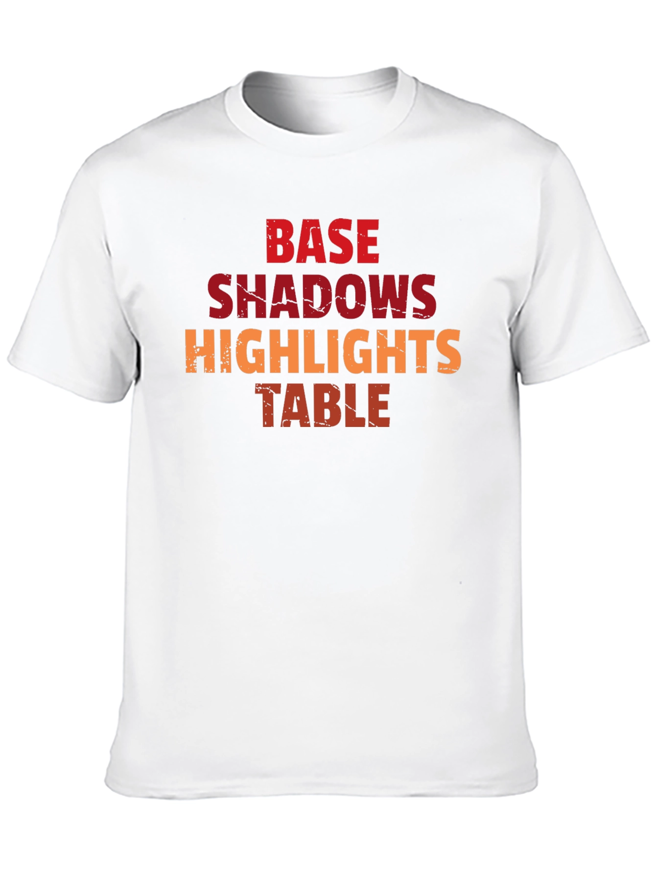 Base Shadows Highlights Table Graphic Tee