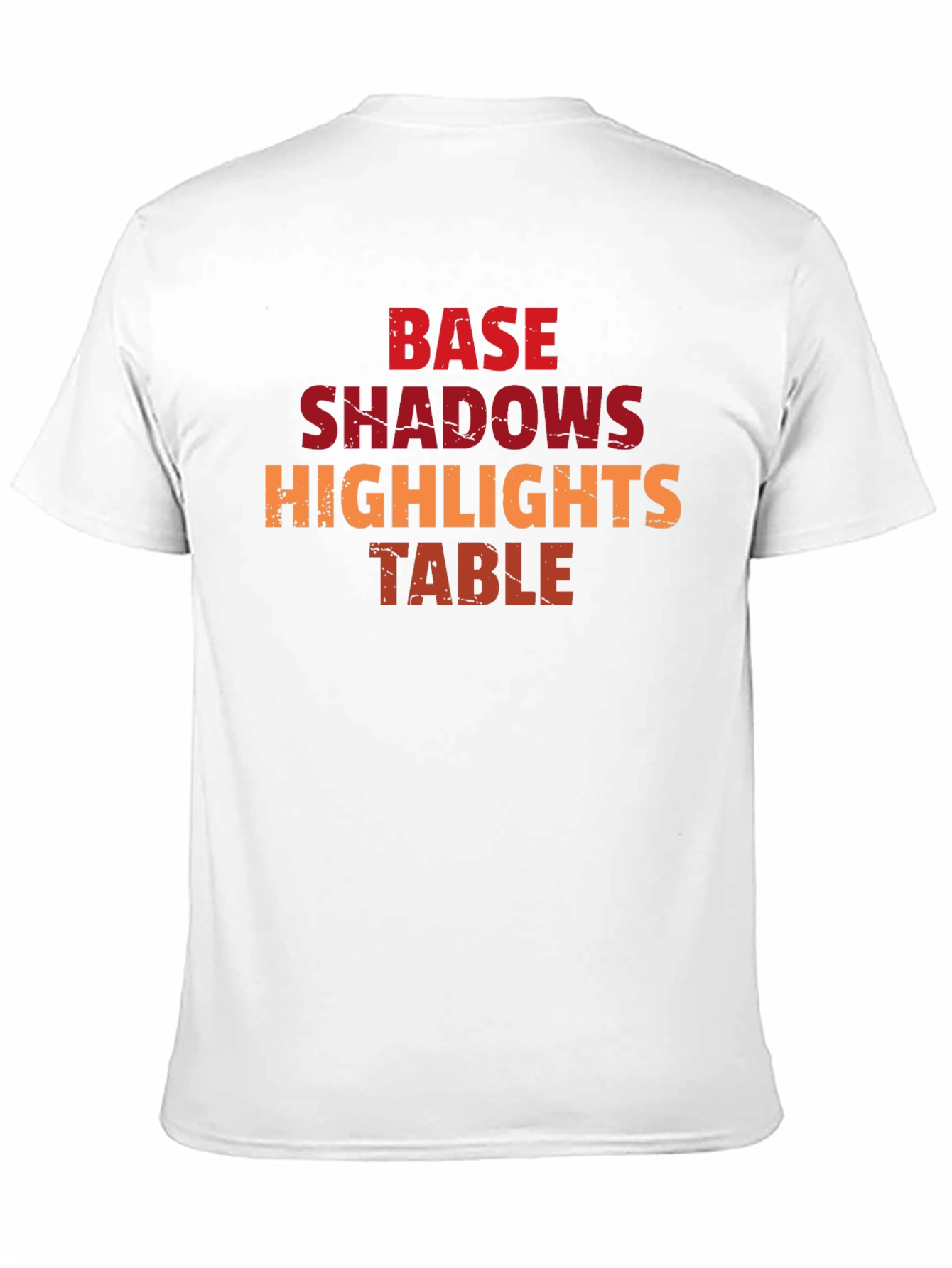 Base Shadows Highlights Table Graphic Tee