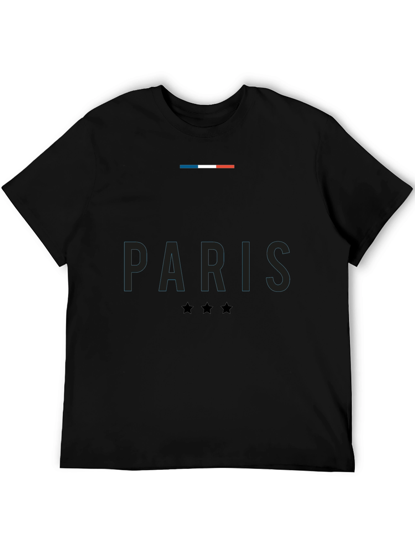 Paris France T-Shirt - French Flag & Stars