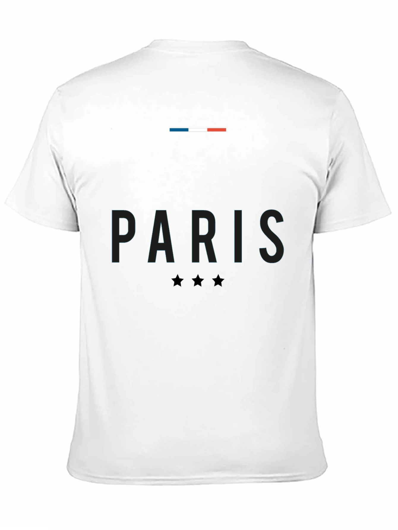 Paris France T-Shirt - French Flag & Stars