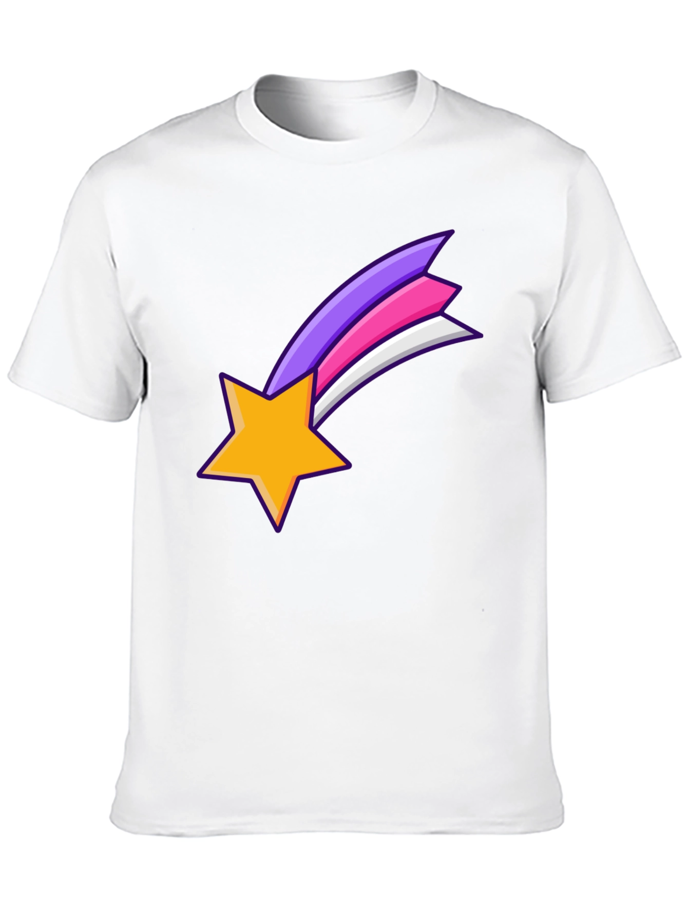 Shooting Star Graphic Black T-Shirt