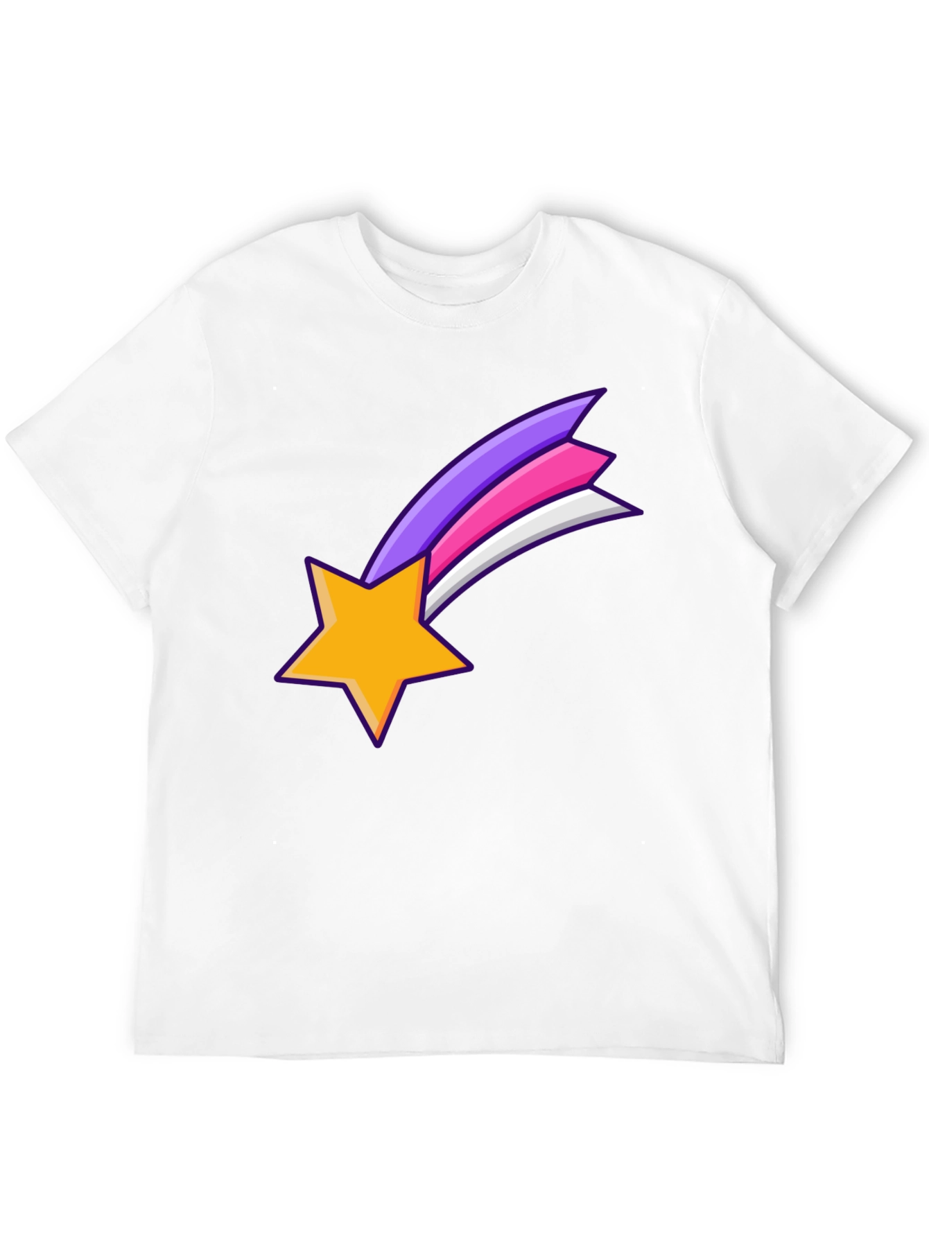 Shooting Star Graphic Black T-Shirt