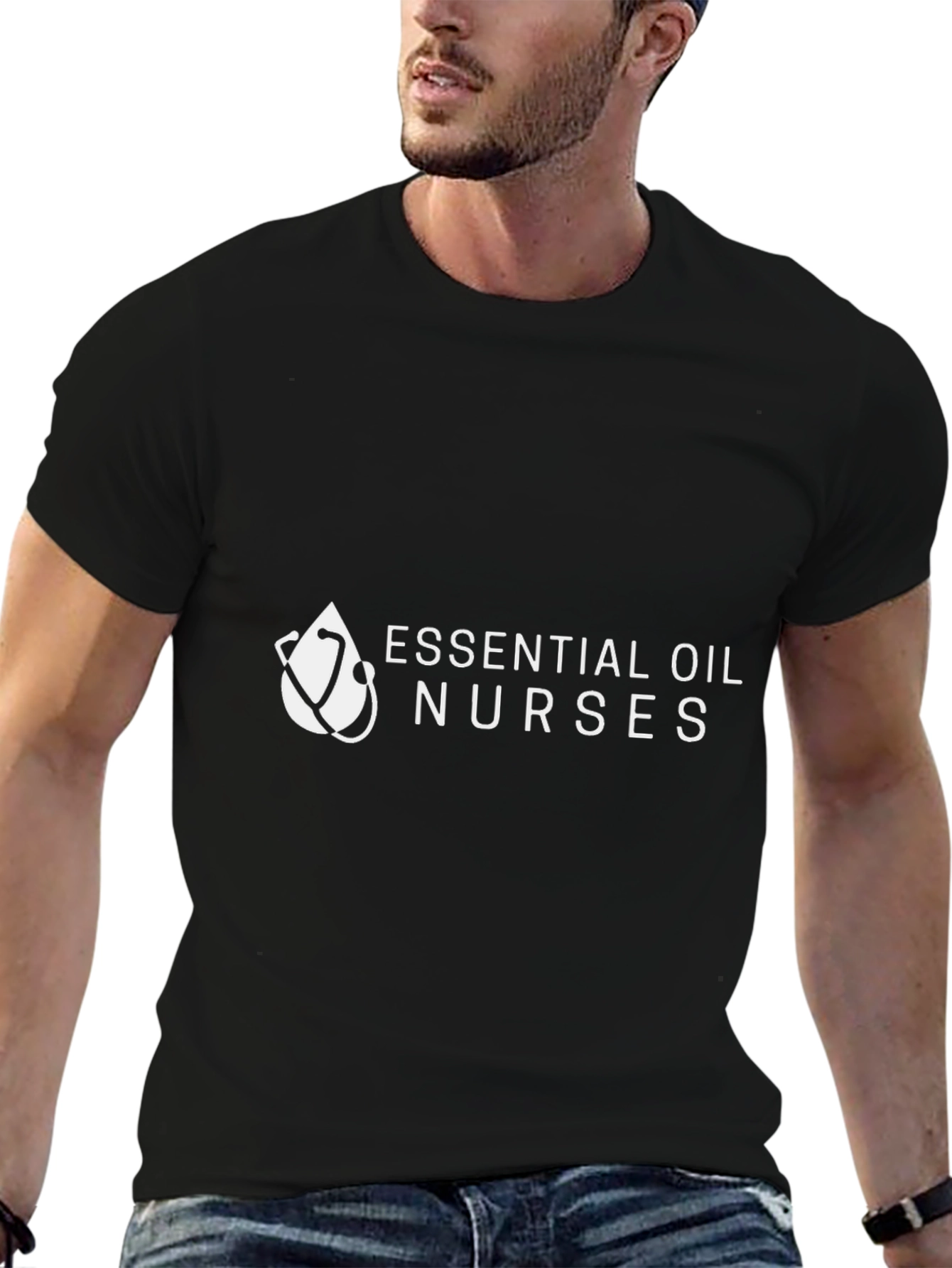 Essential Oil Nurses Black T-Shirt