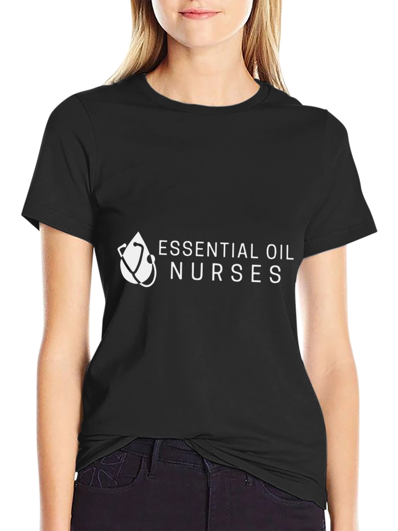 Essential Oil Nurses Black T-Shirt