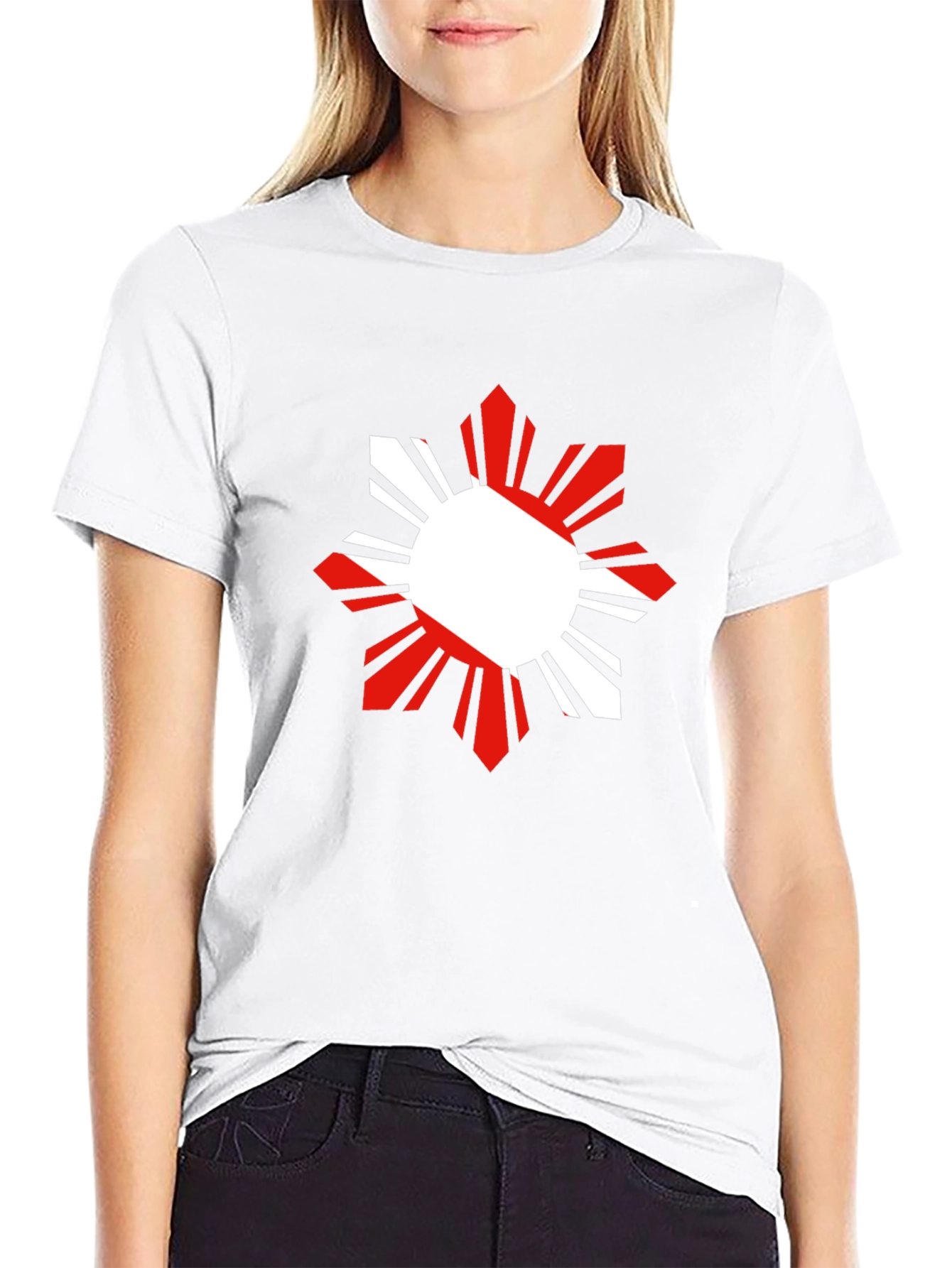 Filipino Sun Graphic Tee - Black
