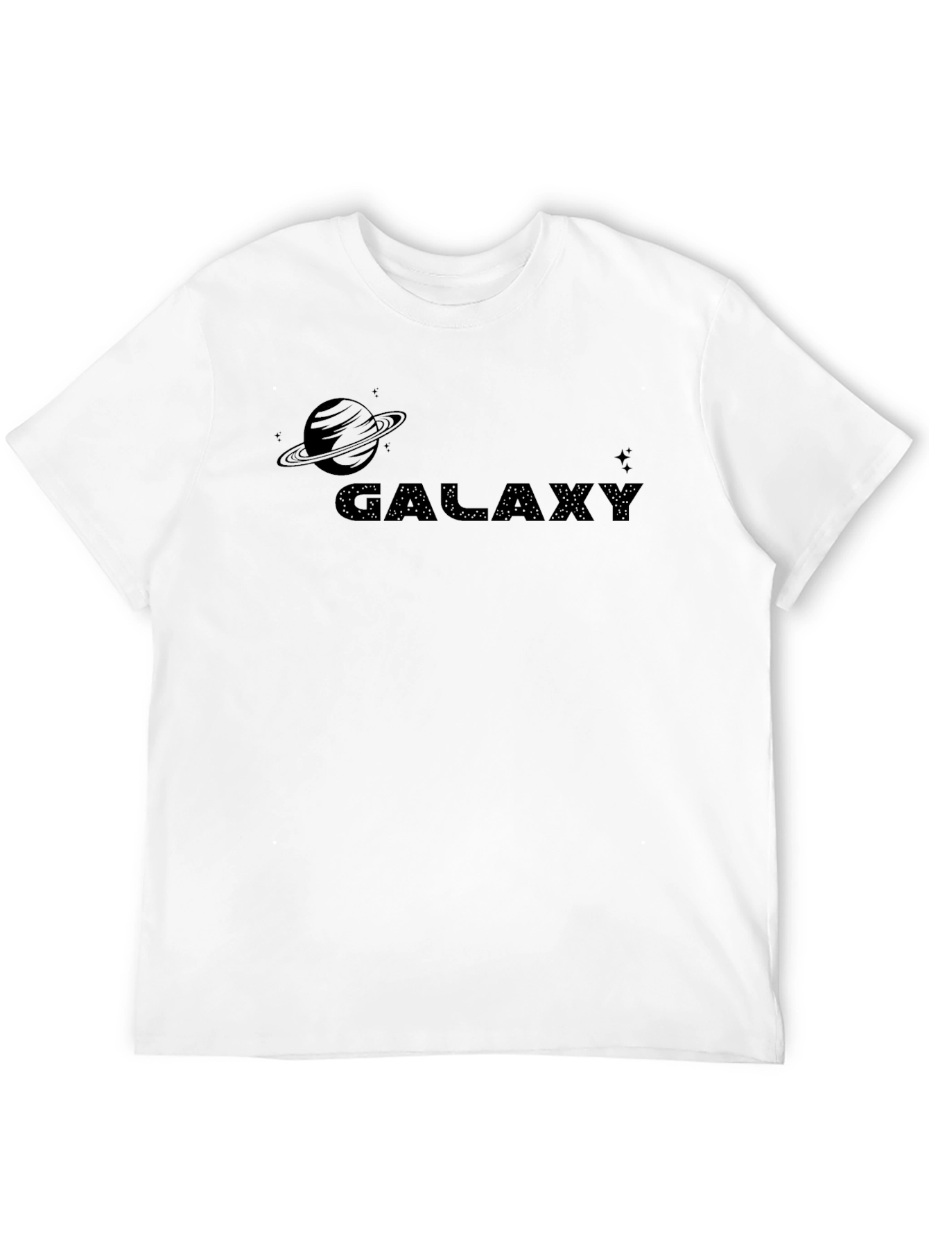 Galaxy Graphic Print Crew Neck T-Shirt