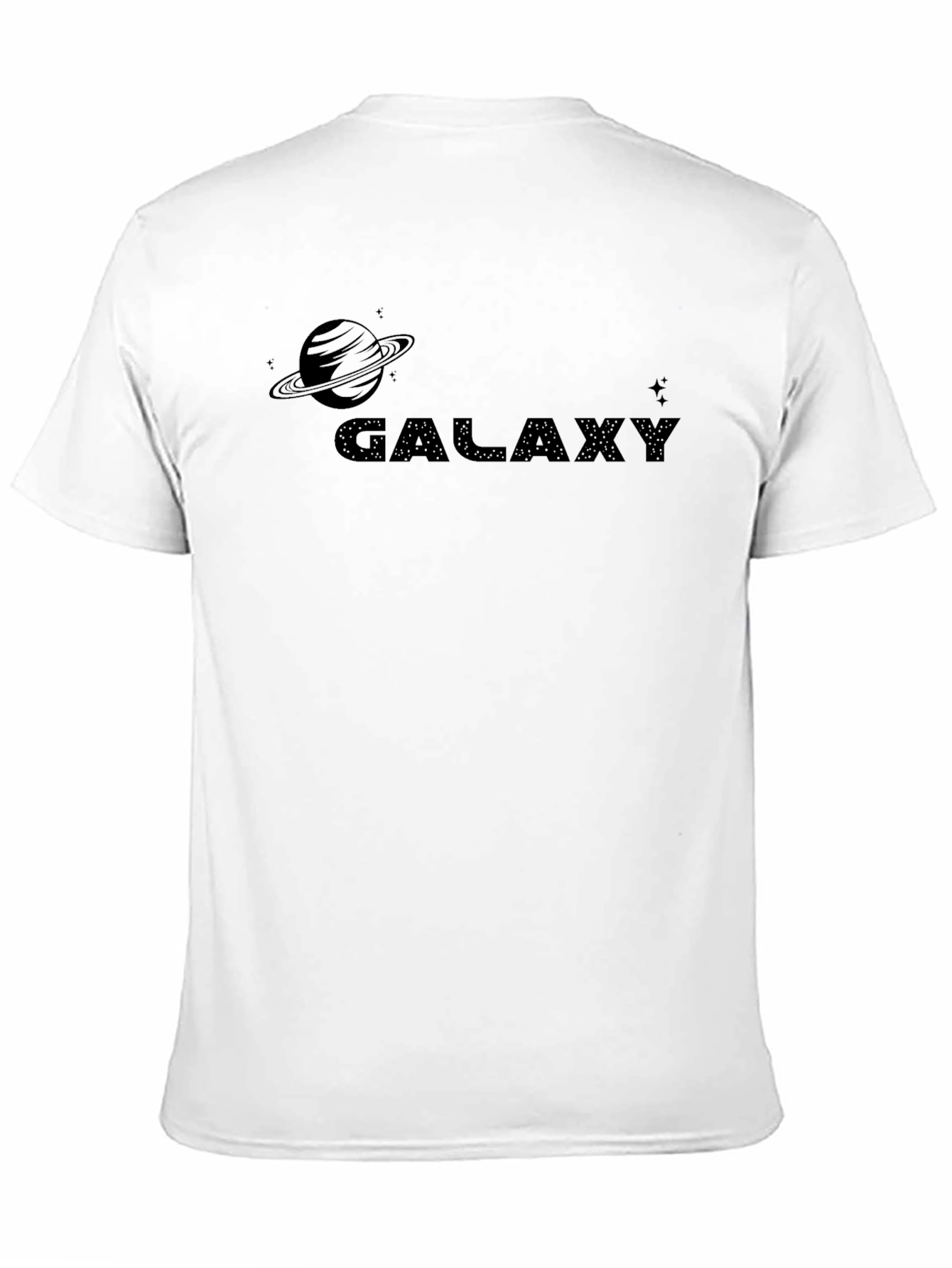 Galaxy Graphic Print Crew Neck T-Shirt