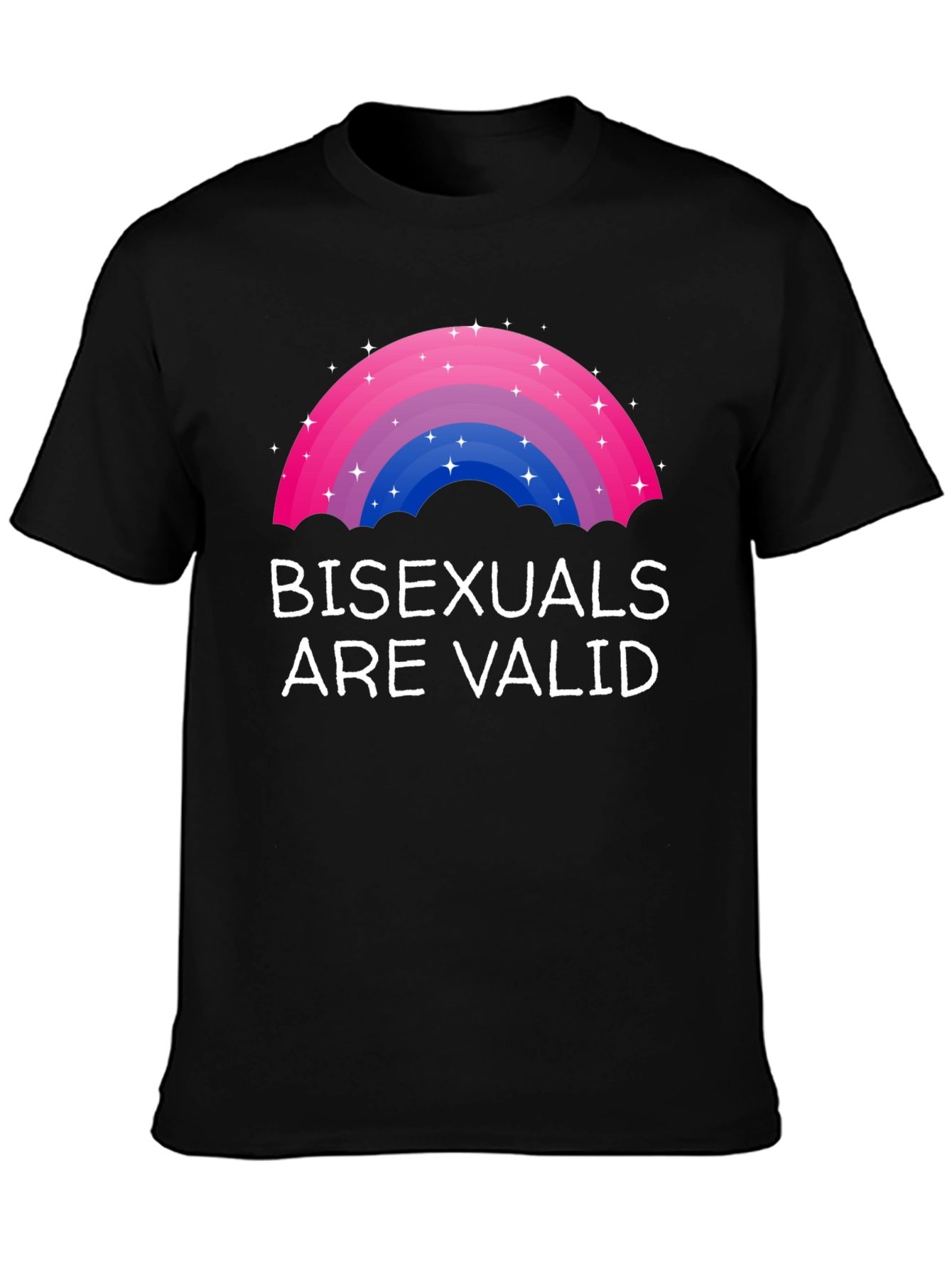 Bisexuals Are Valid Rainbow Pride T-Shirt