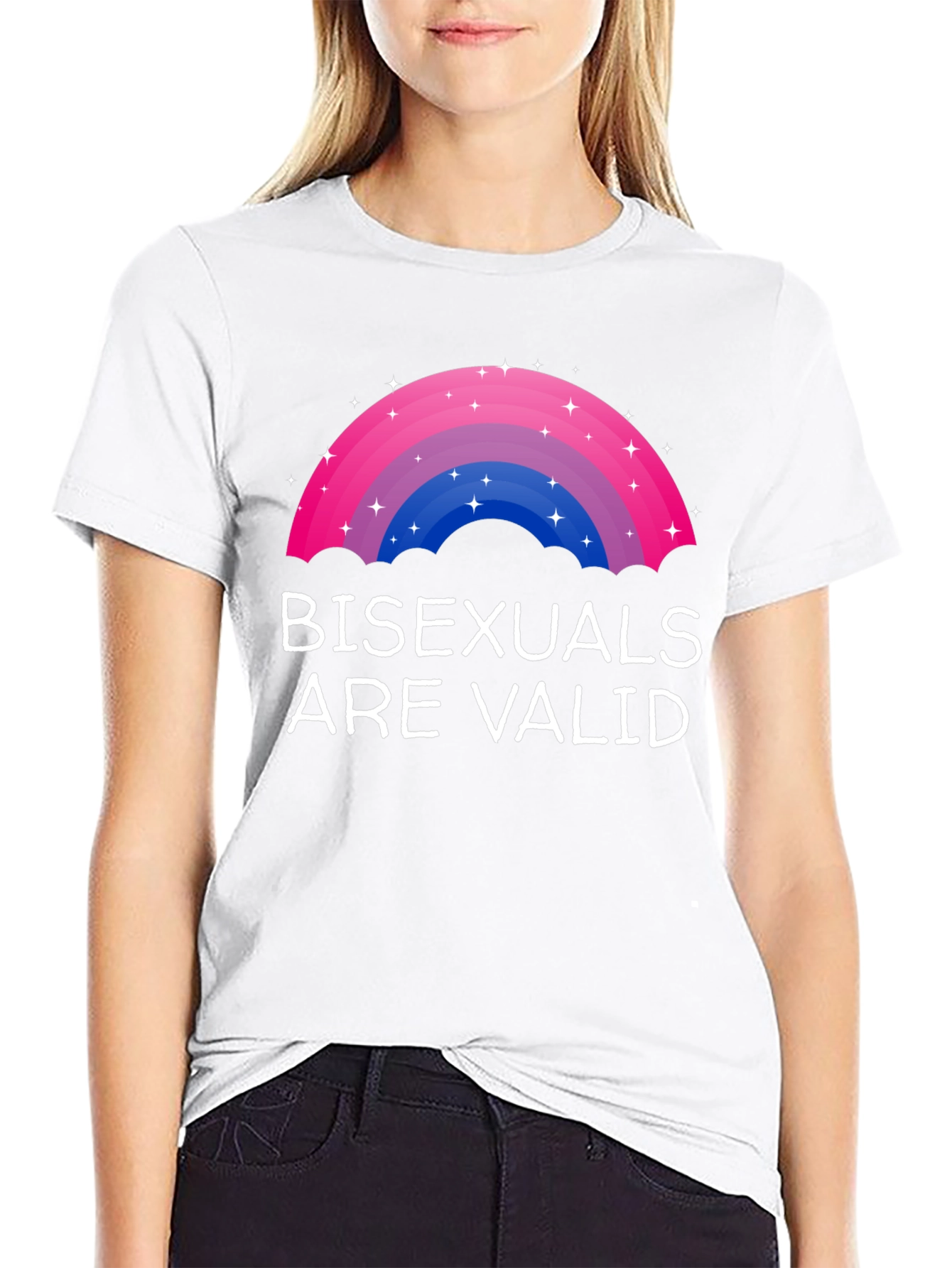 Bisexuals Are Valid Rainbow Pride T-Shirt