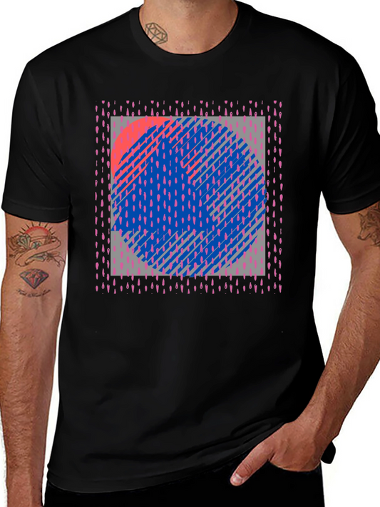 Geometric Circle Graphic Tee