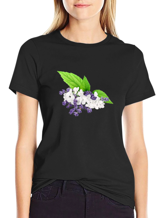 Floral T-Shirt: Elegant Botanical Design