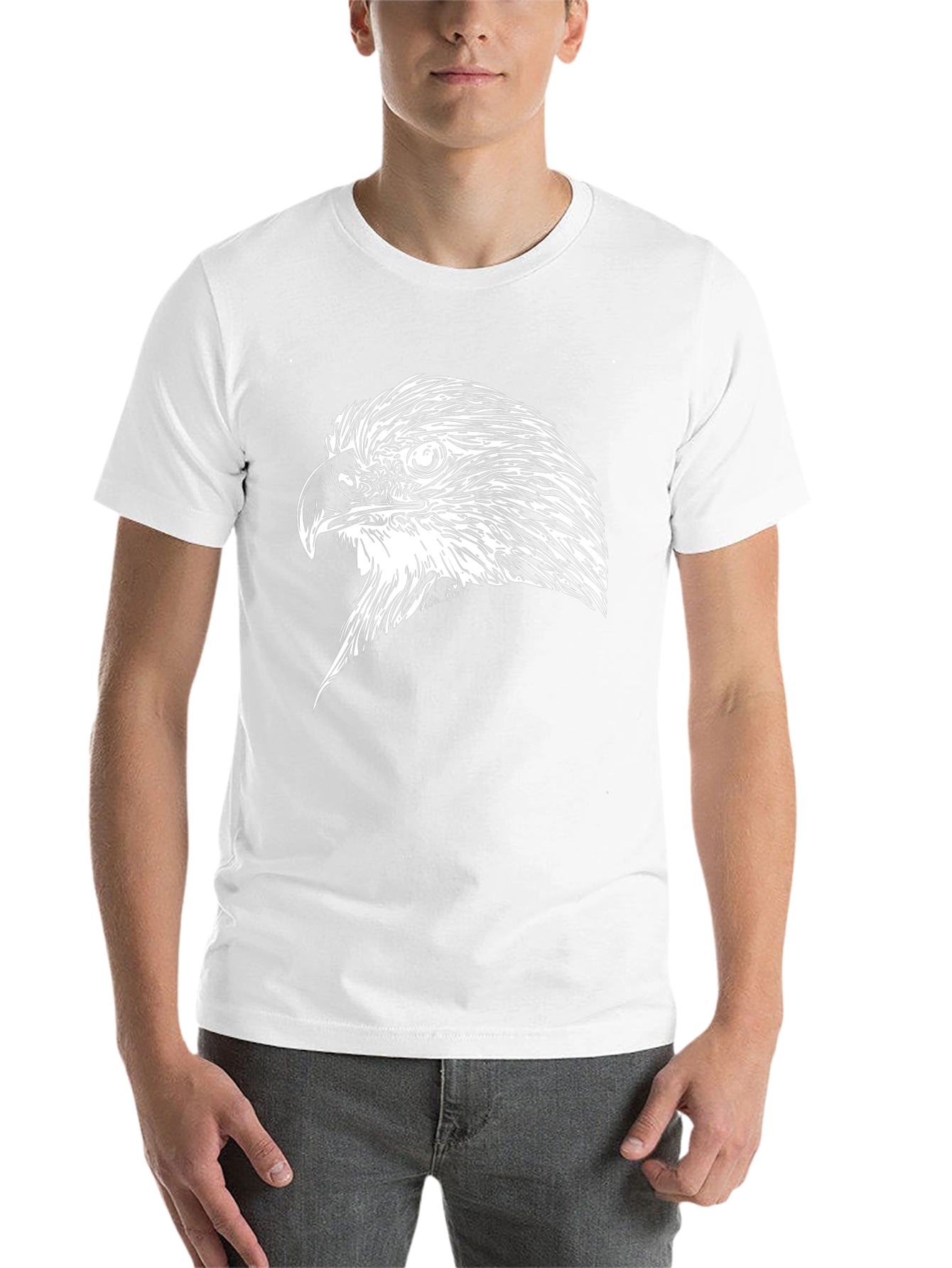 Black Eagle Graphic Tee - Mens Short Sleeve
