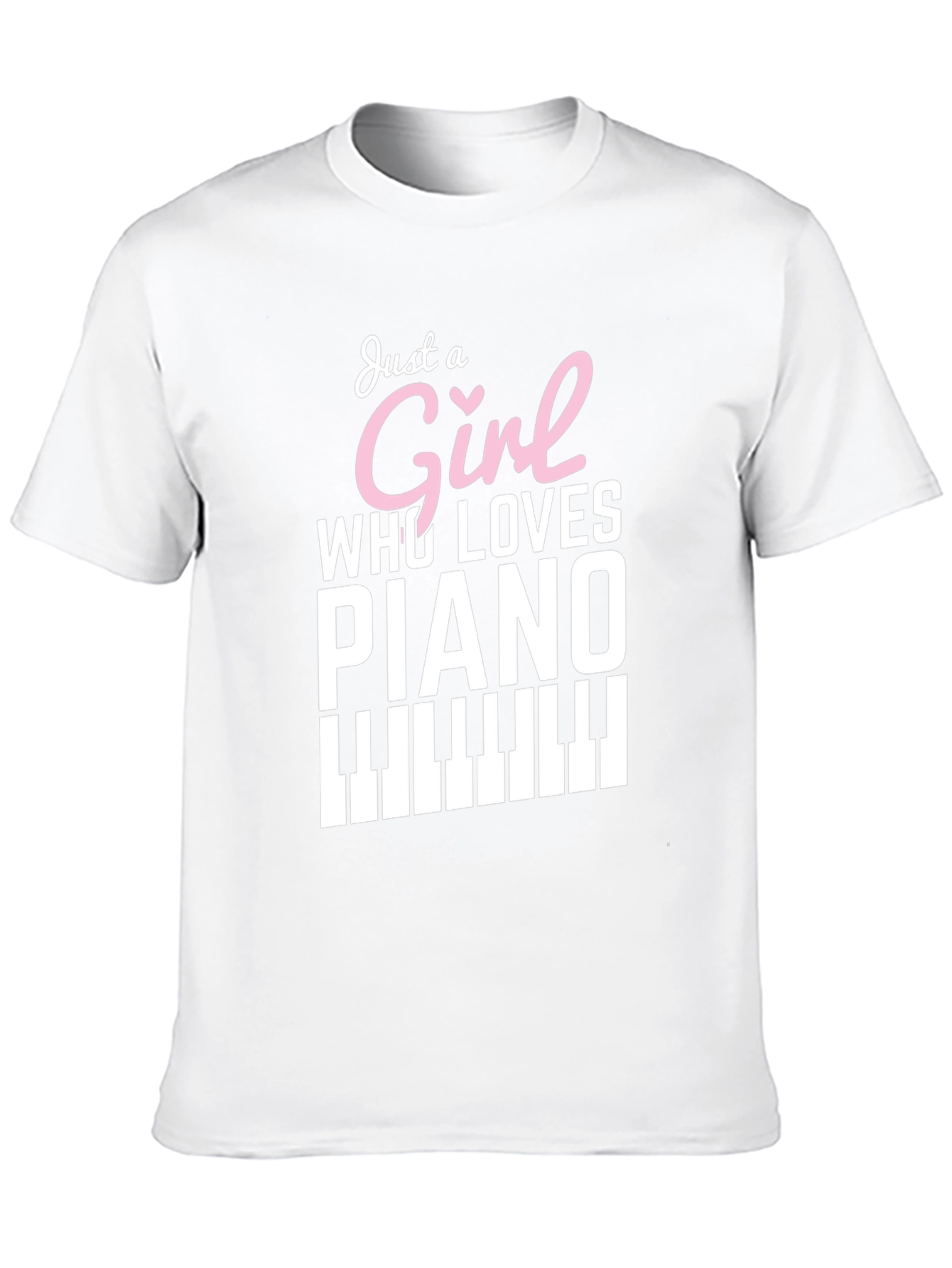Just a Girl Who Loves Piano - Graphic Tee