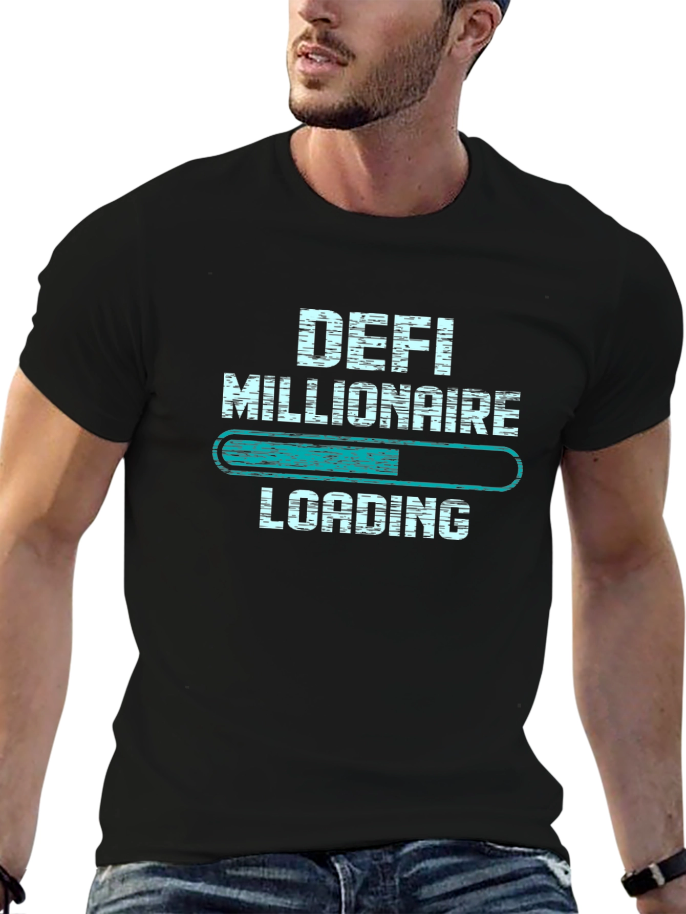 DeFi Millionaire Loading T-Shirt - Black