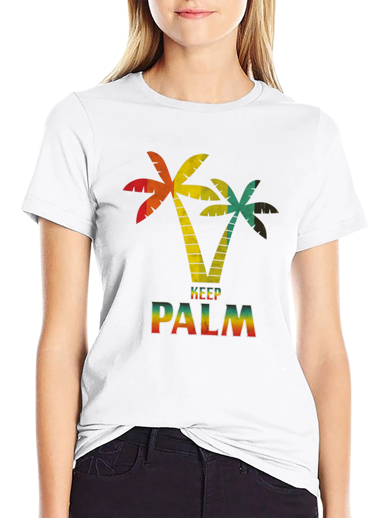 Keep Palm T-Shirt - Tropical Summer Vibes