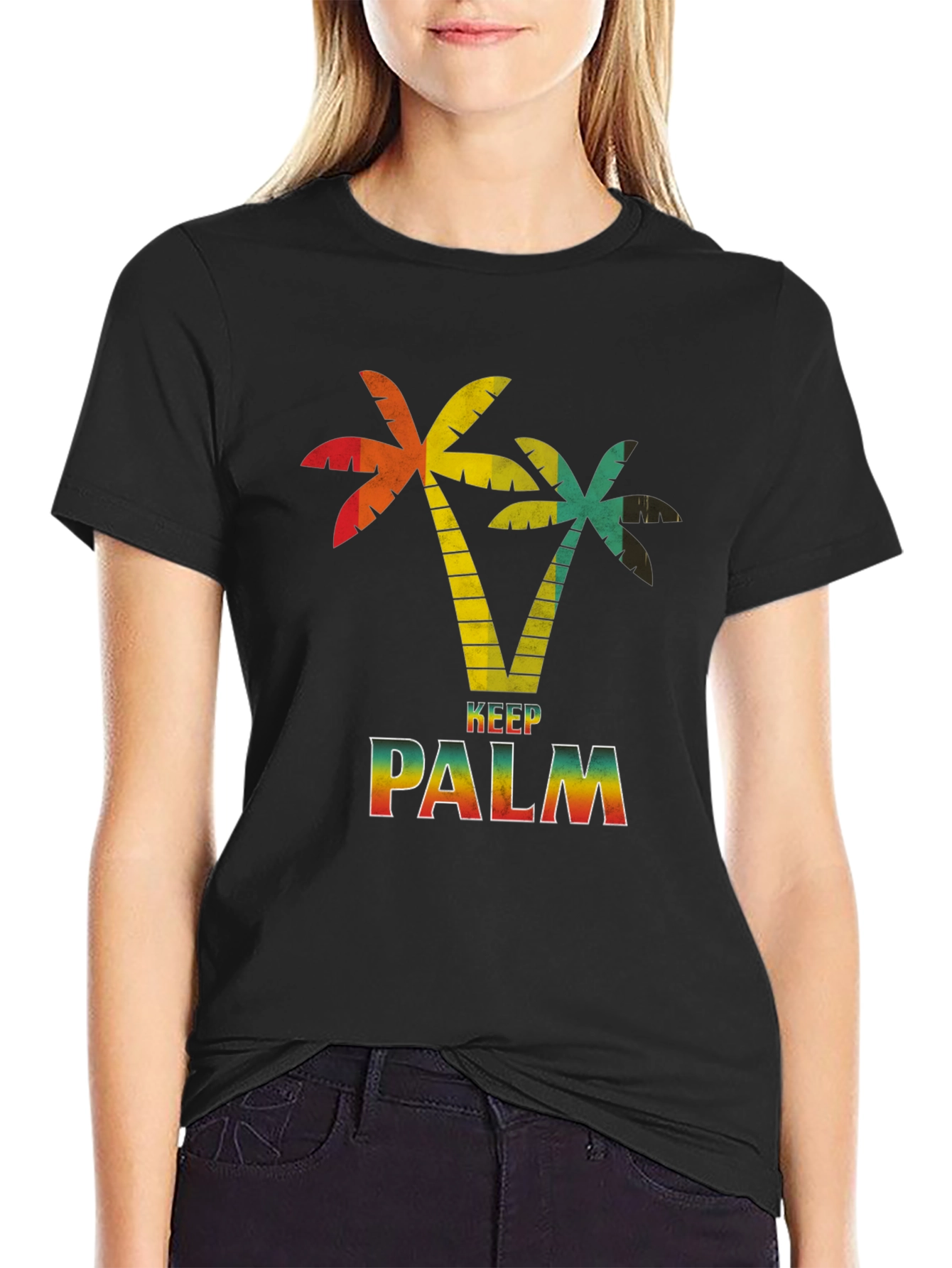 Keep Palm T-Shirt - Tropical Summer Vibes