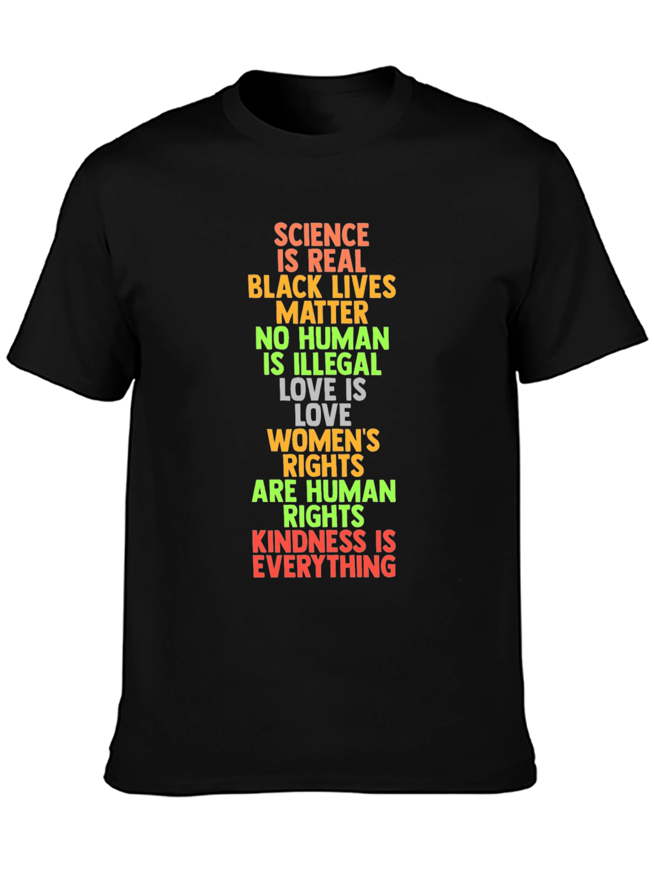 Equality Message Graphic Tee - Science is Real