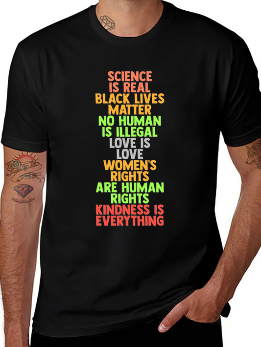 Equality Message Graphic Tee - Science is Real