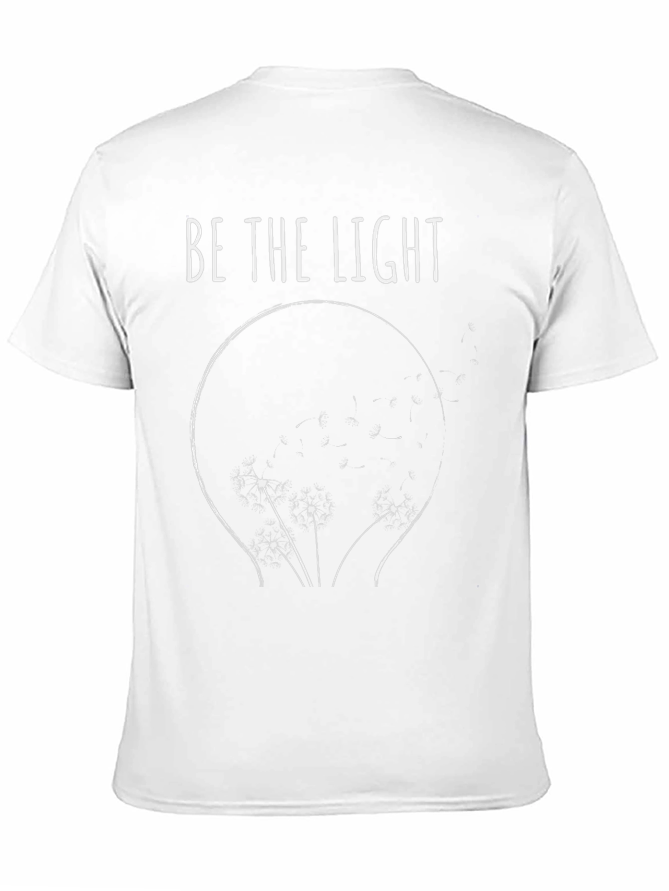 Be The Light Graphic Tee - Black Cotton T-Shirt