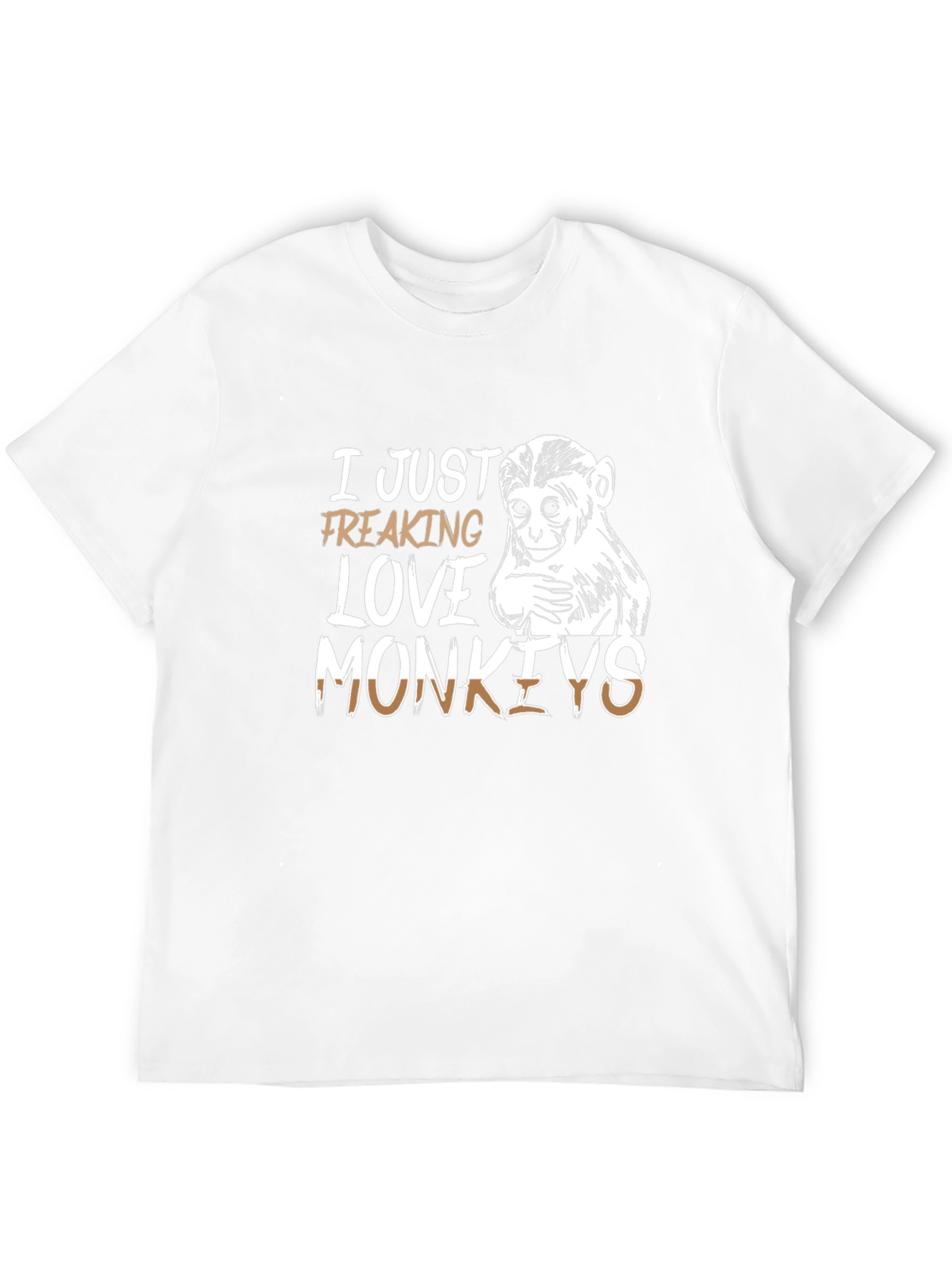 I Just Freaking Love Monkeys Graphic Tee