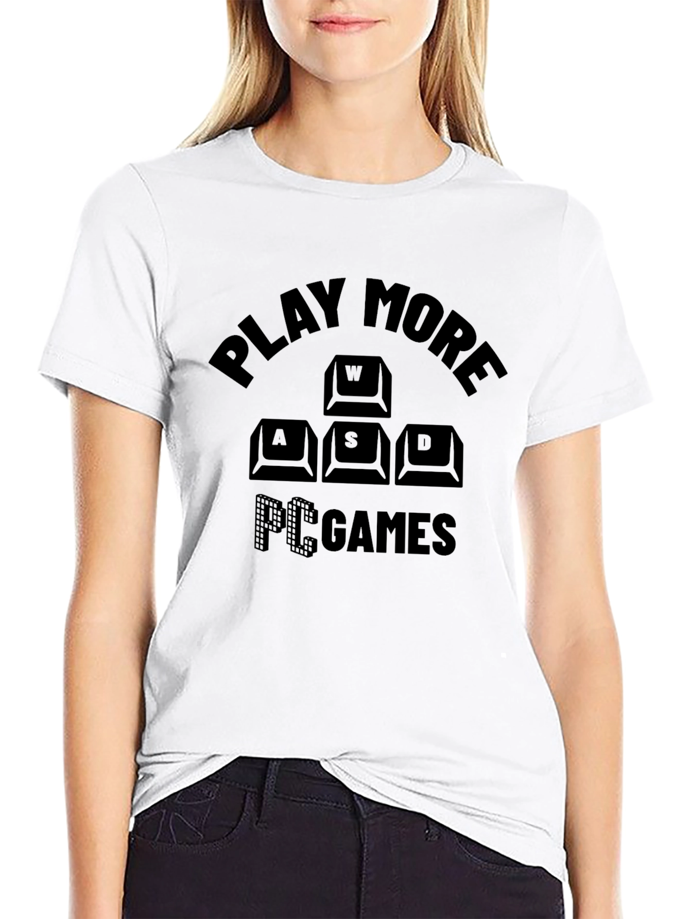 Play More PC Games T-Shirt - Gamer Tee