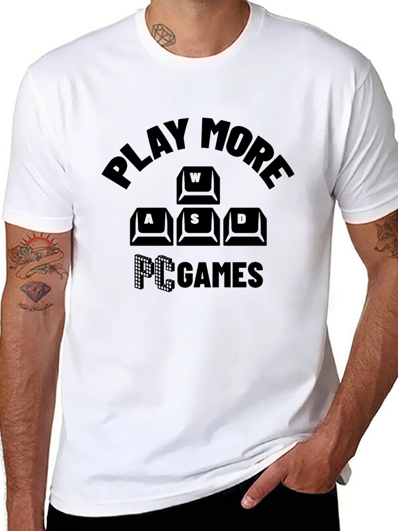 Play More PC Games T-Shirt - Gamer Tee
