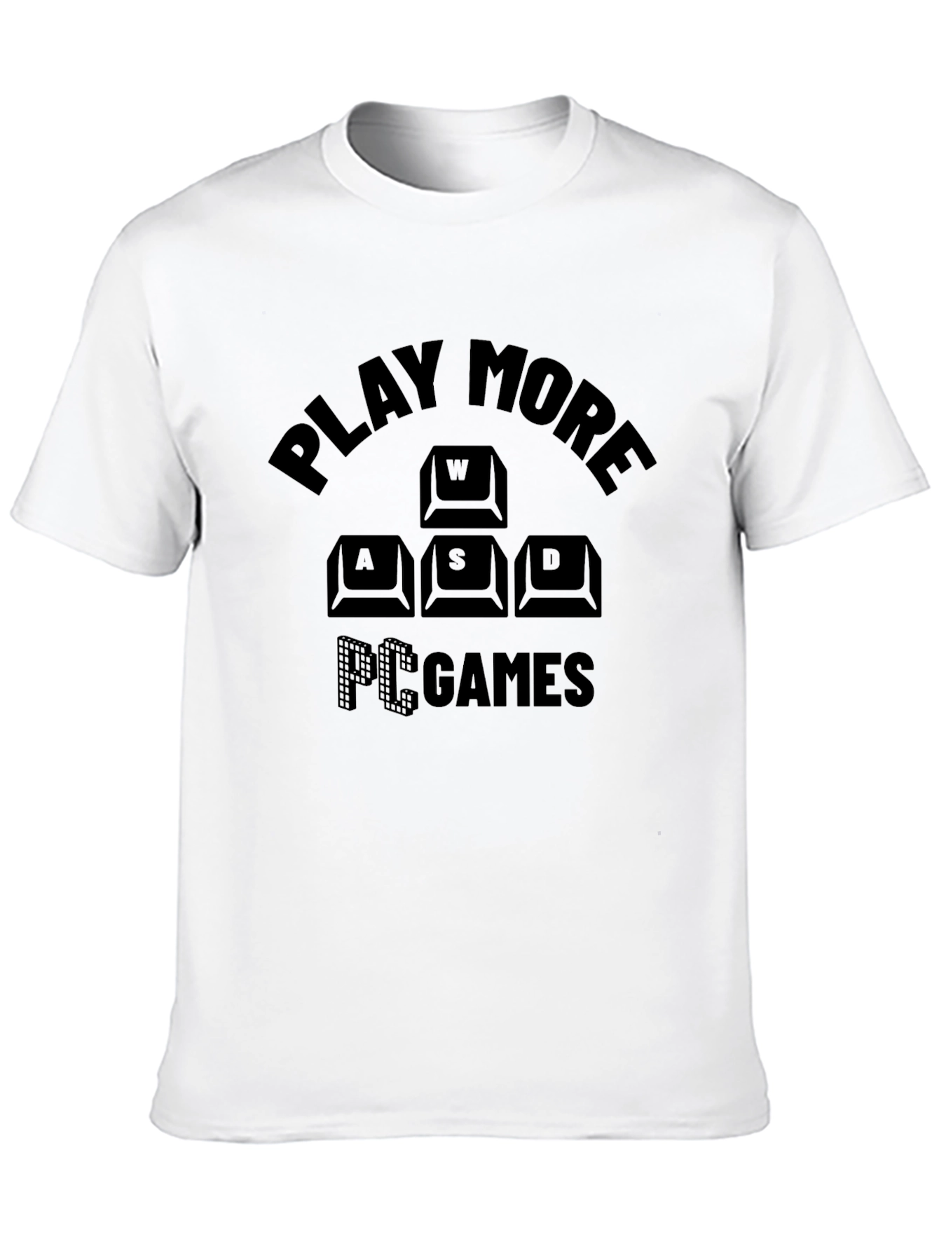 Play More PC Games T-Shirt - Gamer Tee