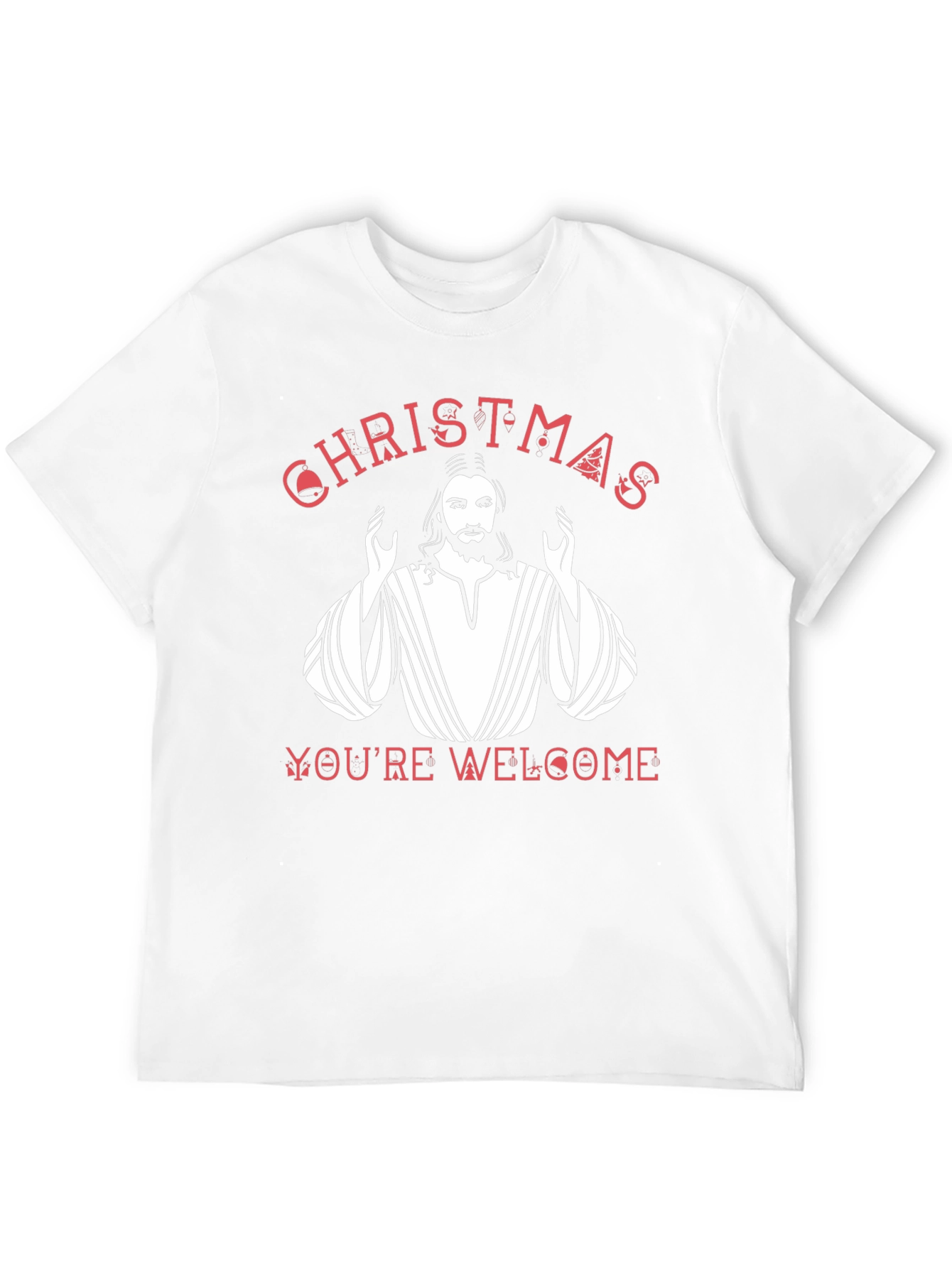 Christmas Youre Welcome Jesus Graphic T-Shirt